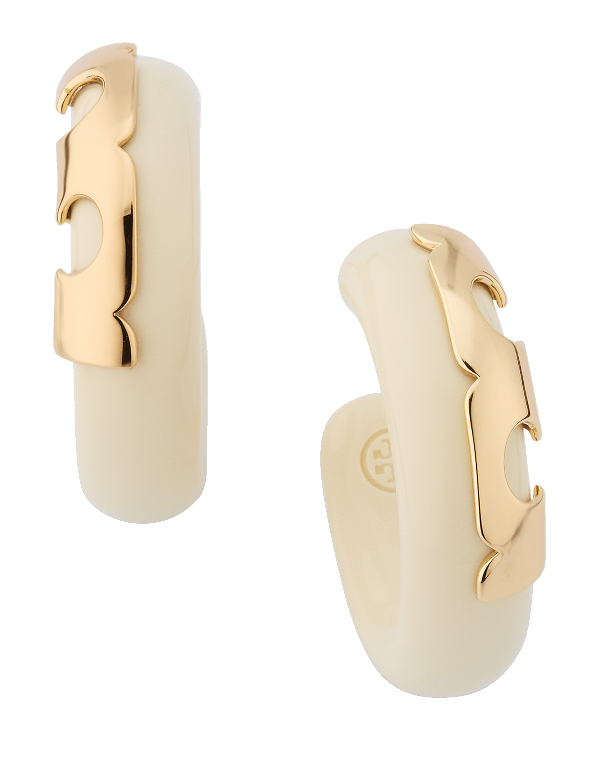 Tory Burch Resin Hoop Earrings