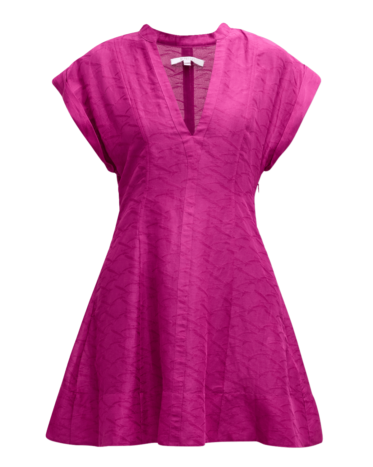 Derek Lam 10 Crosby Christina Short-Sleeve Mini Dress