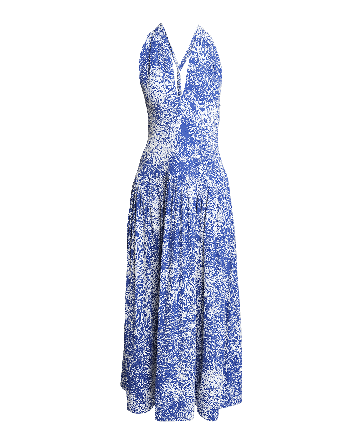 Proenza Schouler Simone Printed Viscose Crepe de Chine Dress