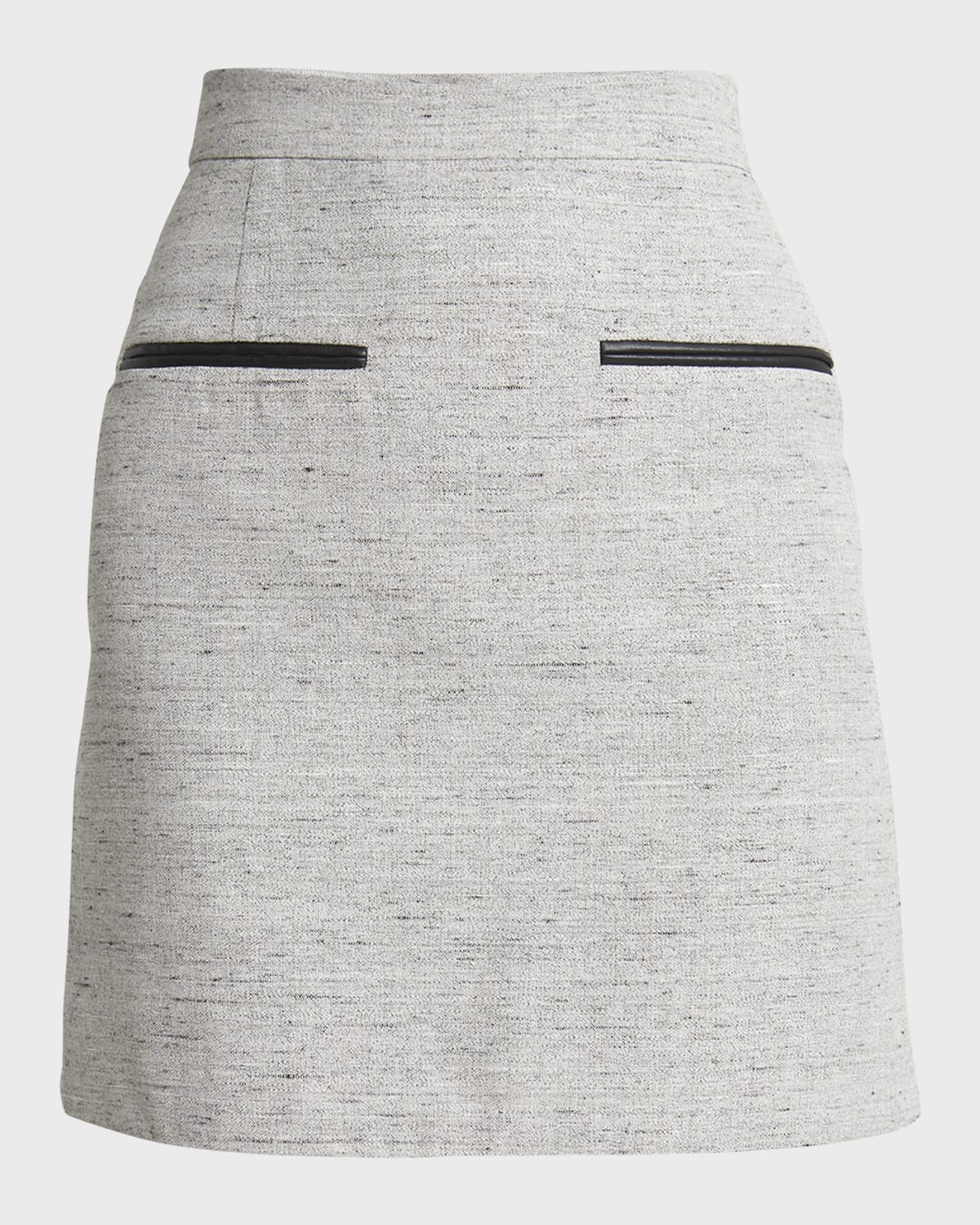 Proenza Schouler Judith Melange Linen Mini Suiting Skirt