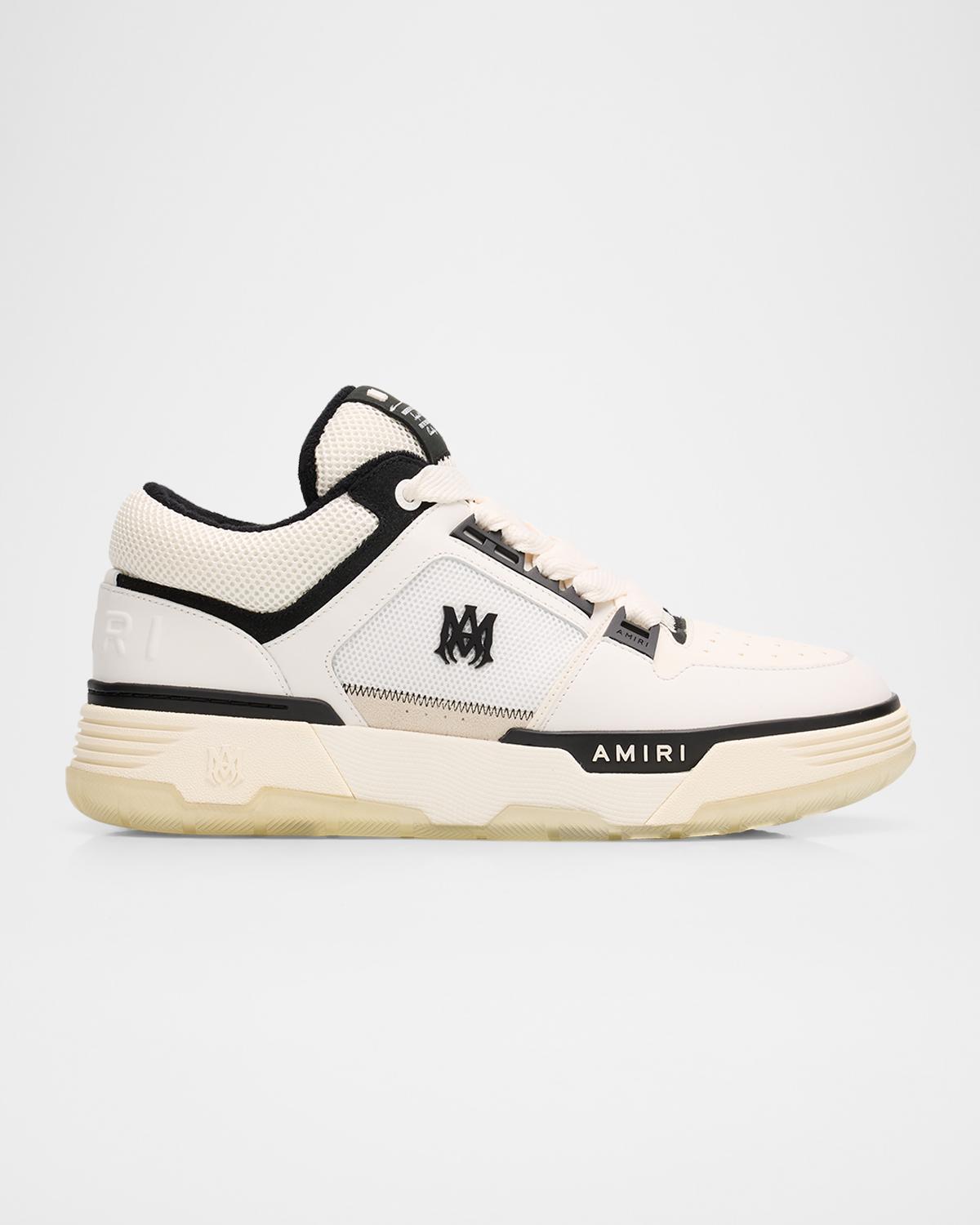 Amiri Men's MA-1 Leather & Mesh Low-Top Sneakers