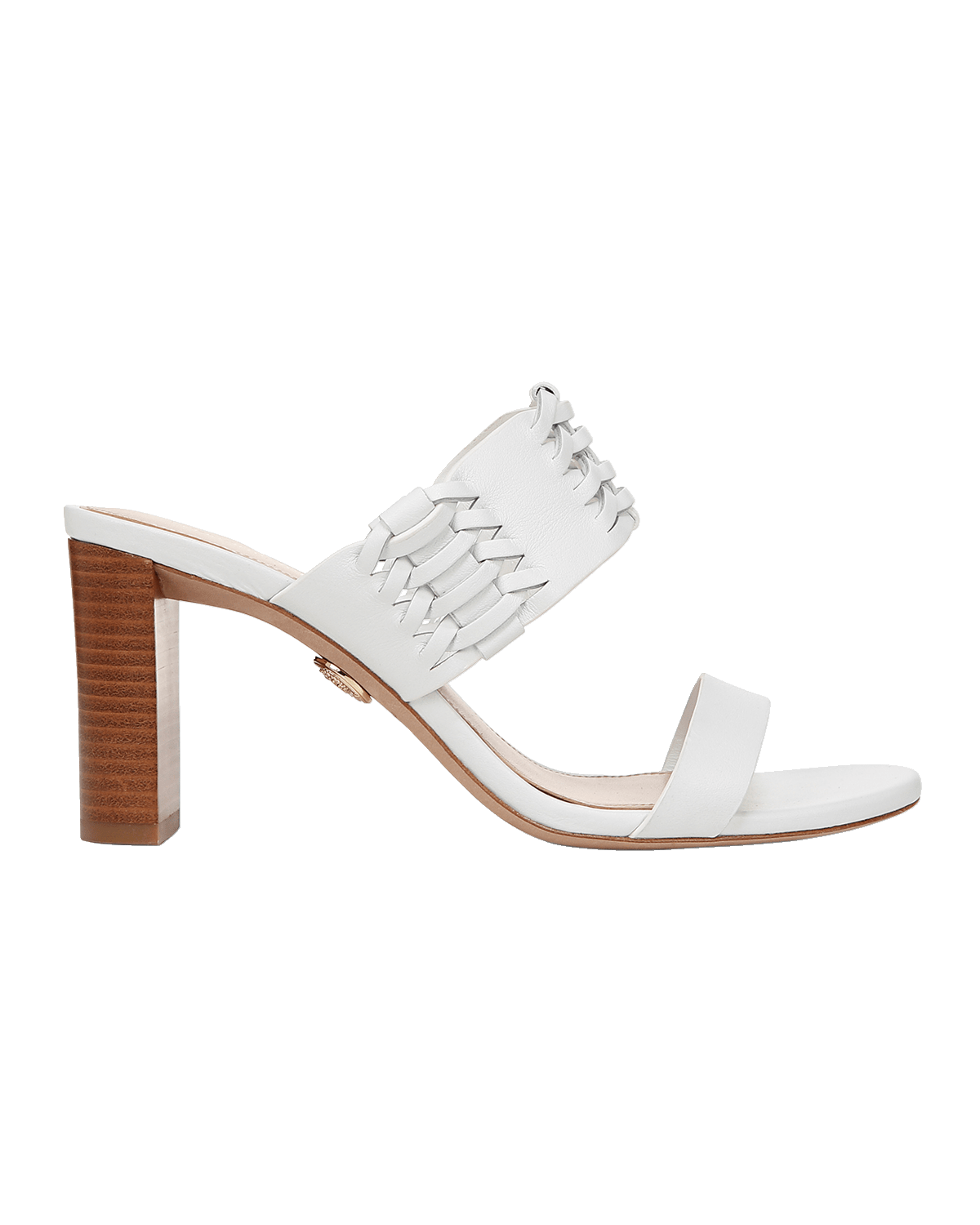 Veronica Beard Georgie Woven Dual-Band Slide Sandals