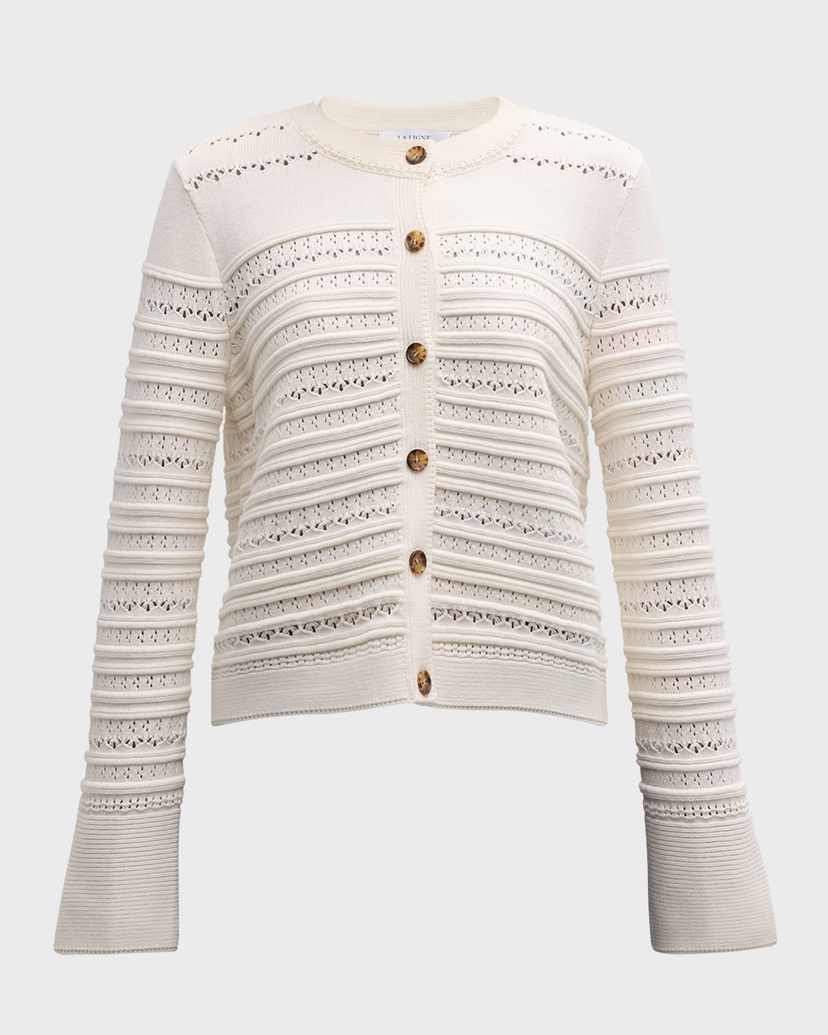 La Ligne Catroux Pointelle Cardigan