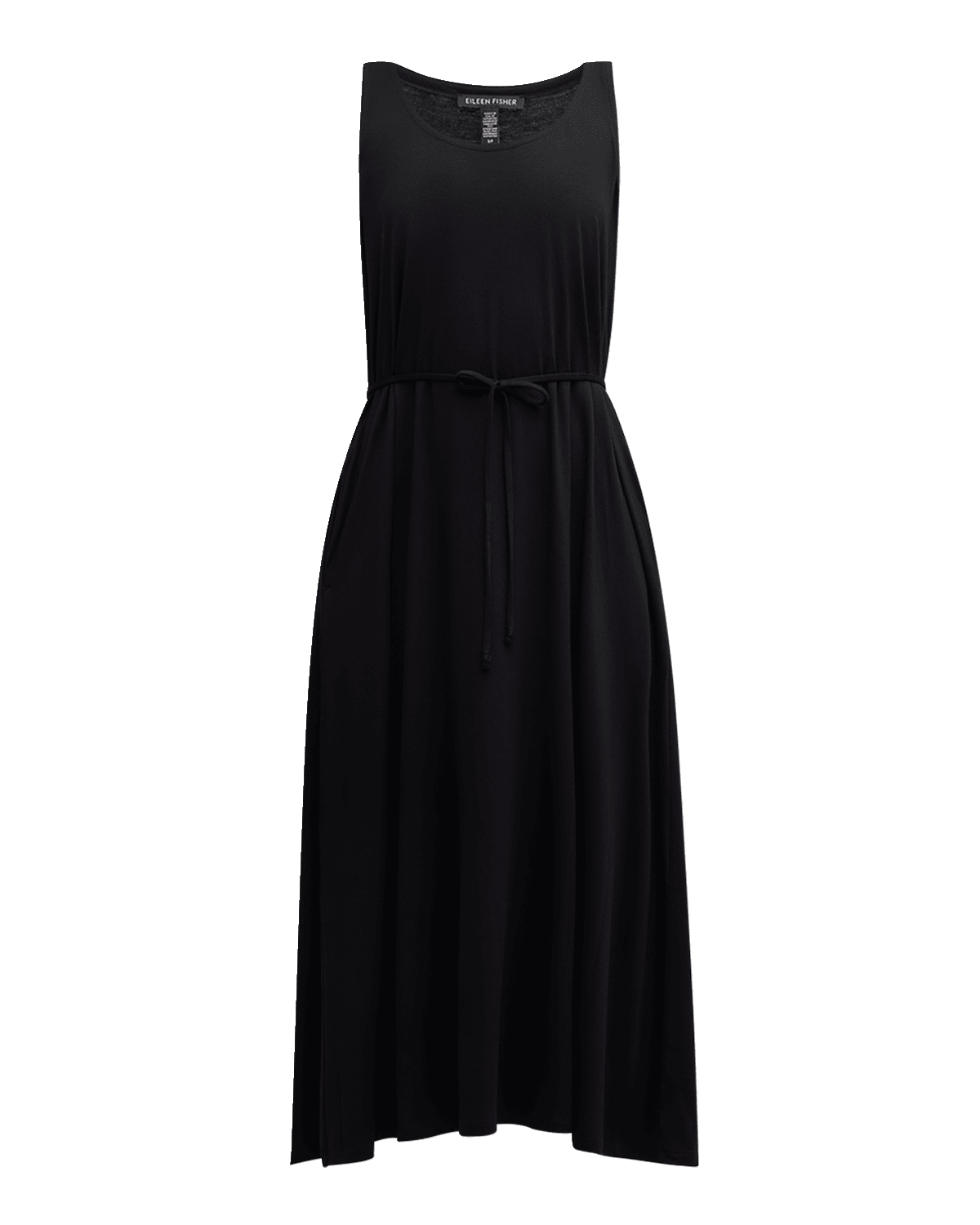 Eileen Fisher Sleeveless Scoop-Neck Jersey Midi Dress