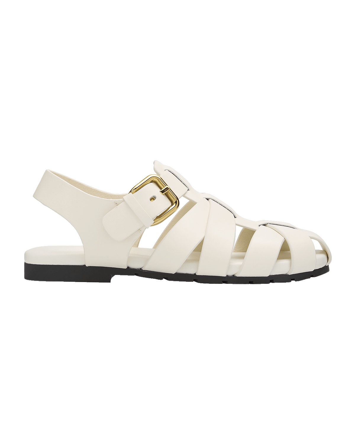 Bottega Veneta Alfie Leather Fisherman Sandals