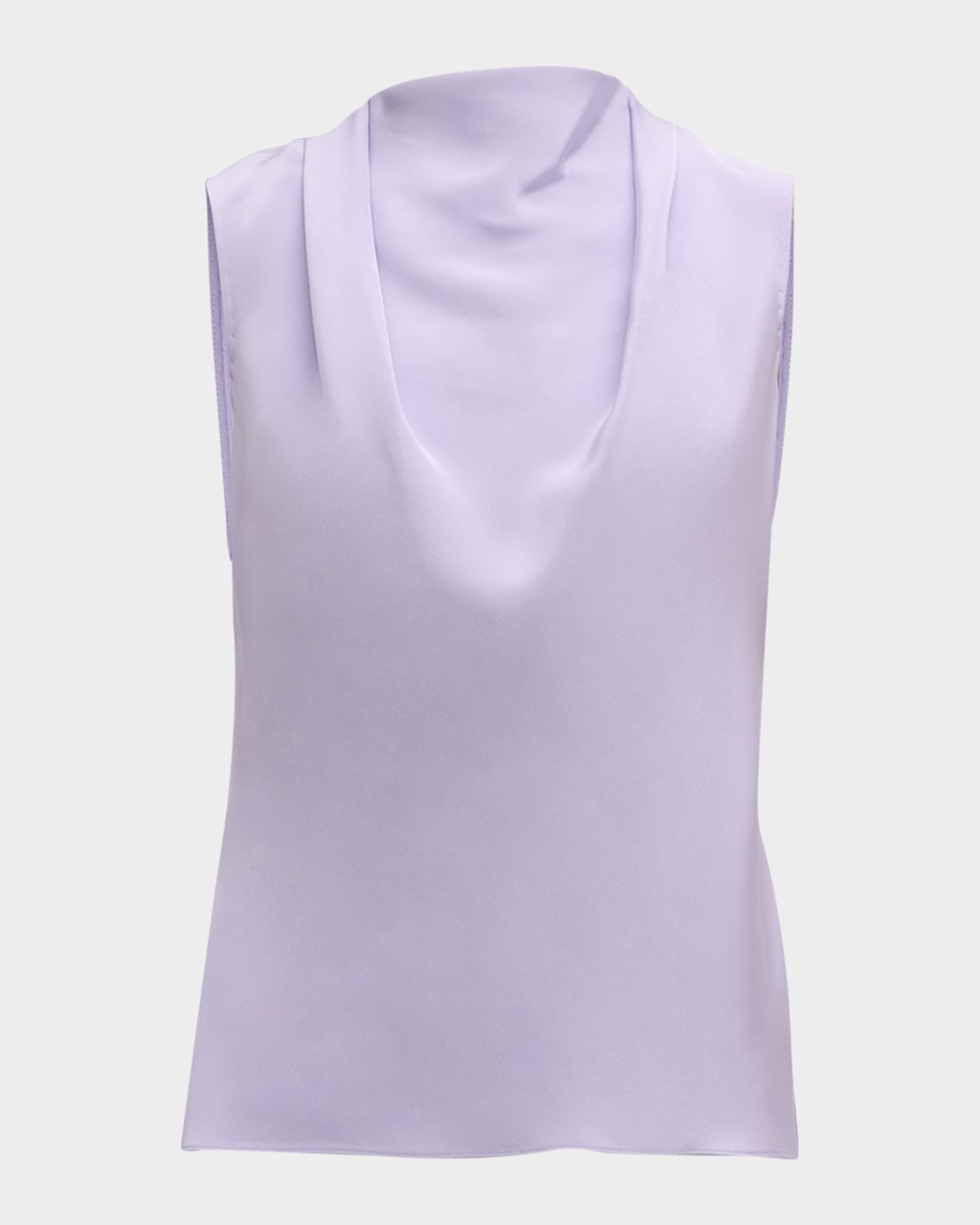 Adam Lippes Blythe Sleeveless Silk Crepe Top