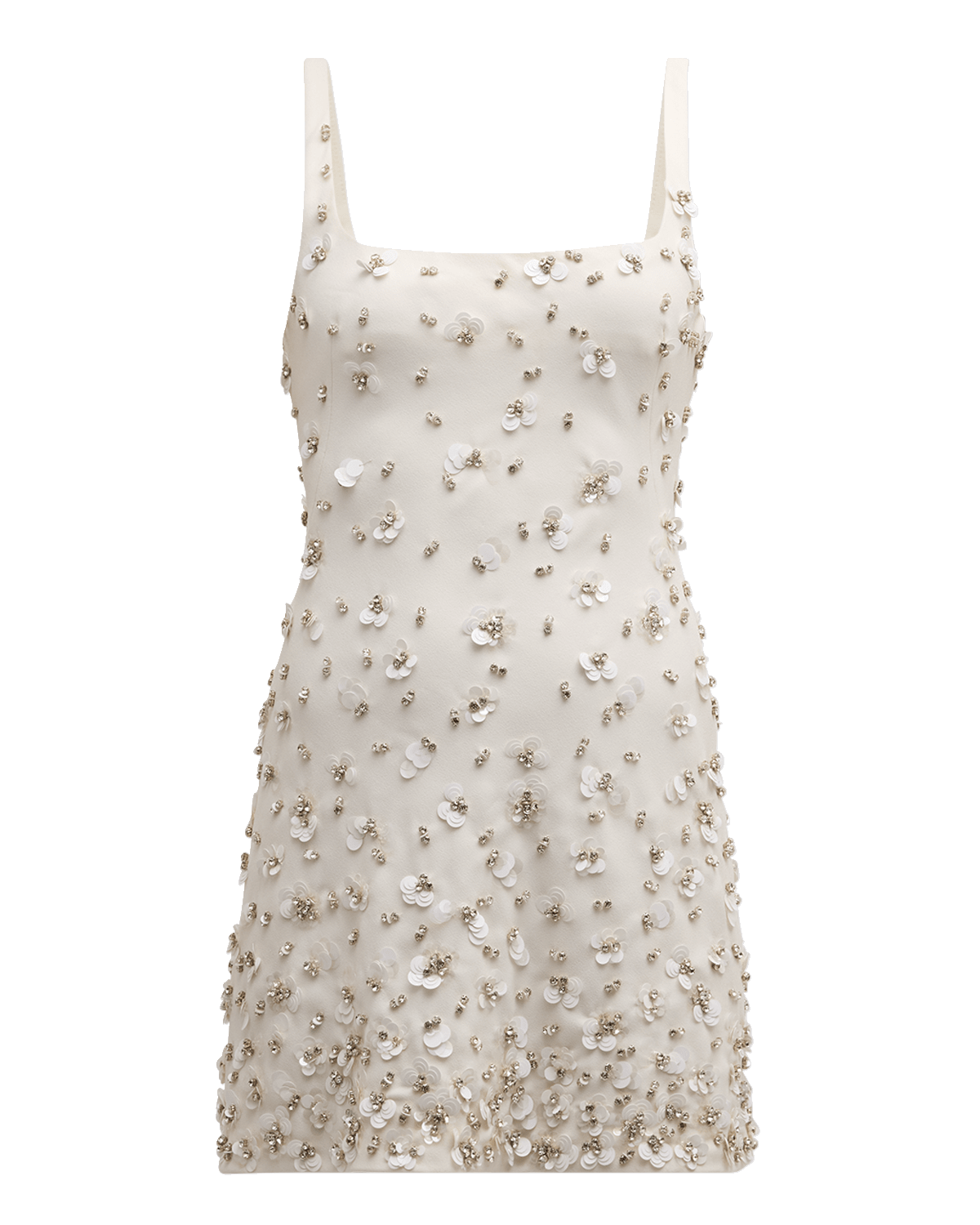 SIMKHAI Ziva Sequin & Rhinestone Mini Dress