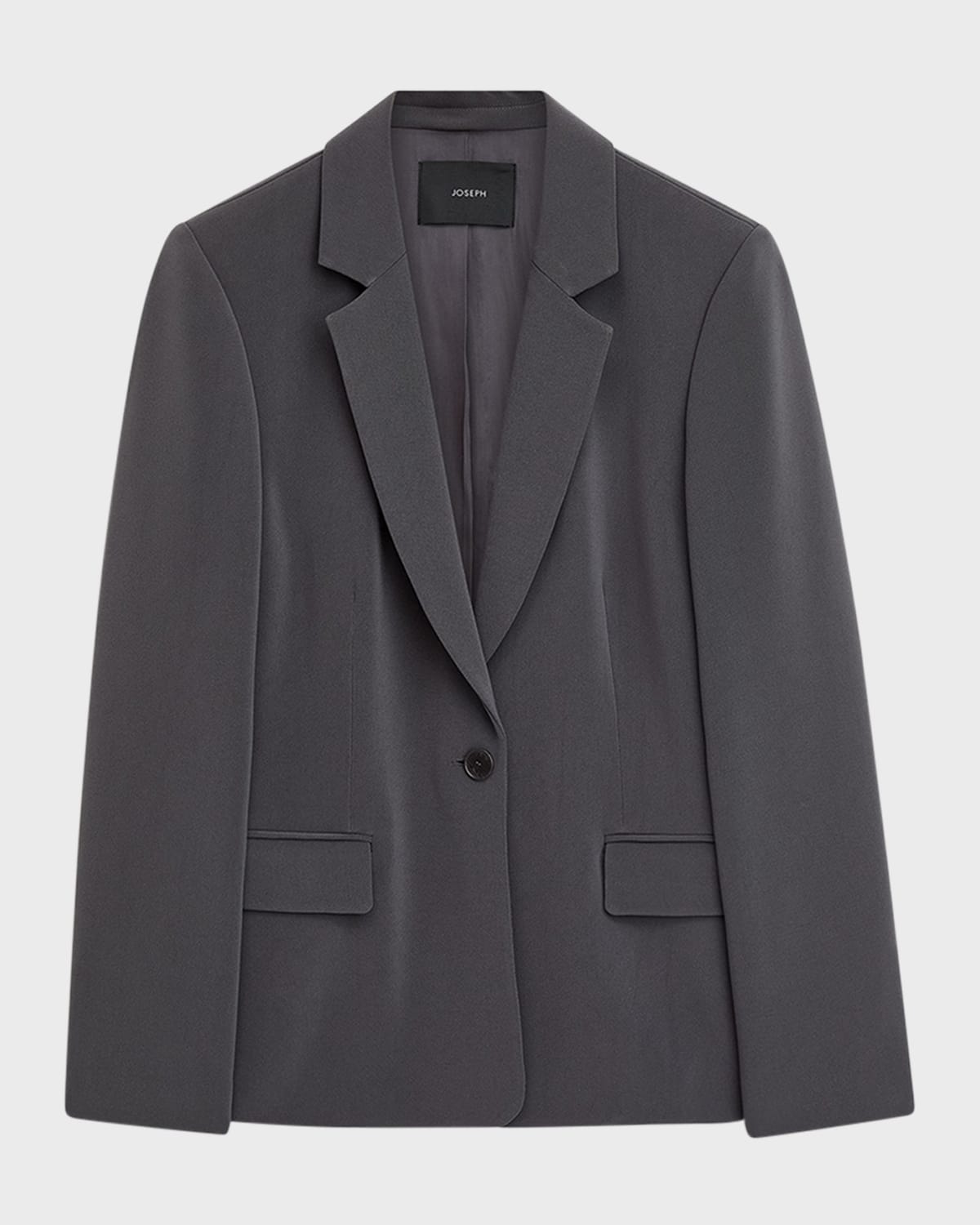 Joseph Joaquim Single-Button Crepe Jacket