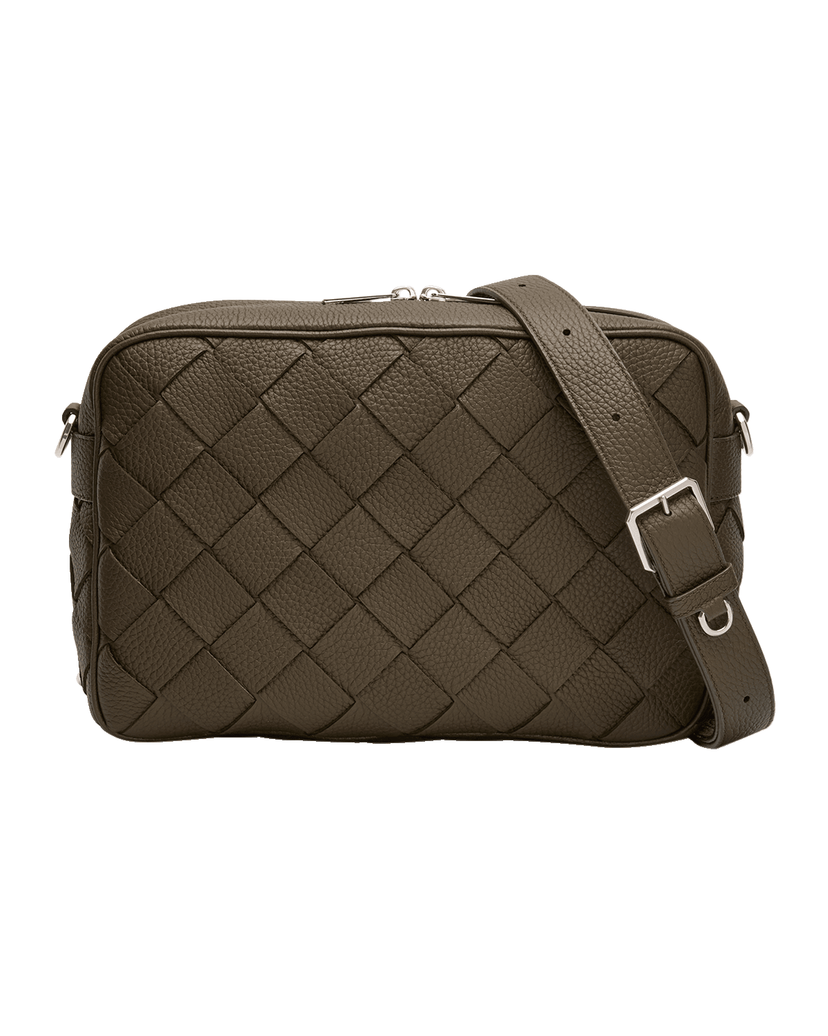 Bottega Veneta Men's Intrecciato Medium Crossbody Bag