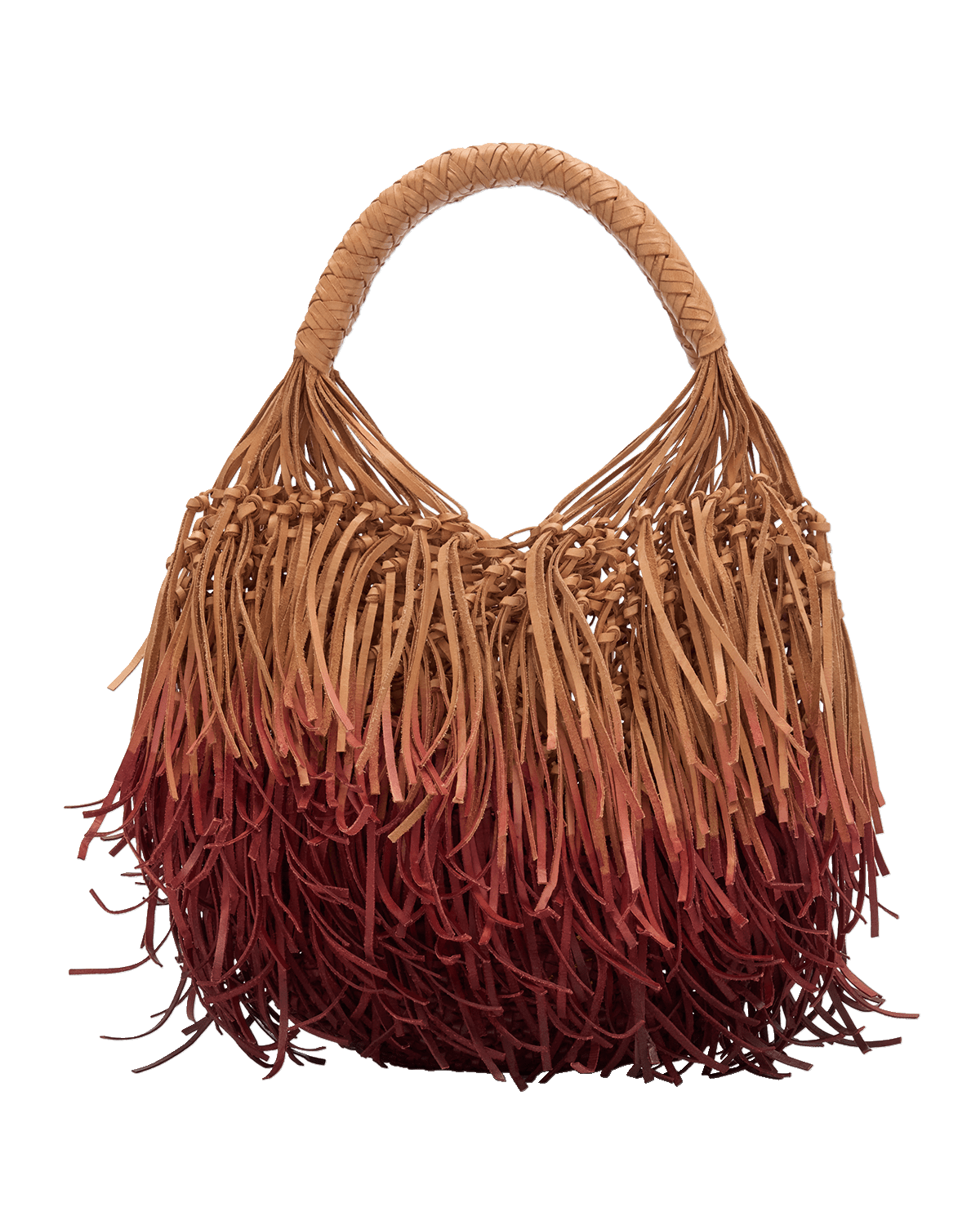 Ulla Johnson Valeria Small Fringe Hobo Bag