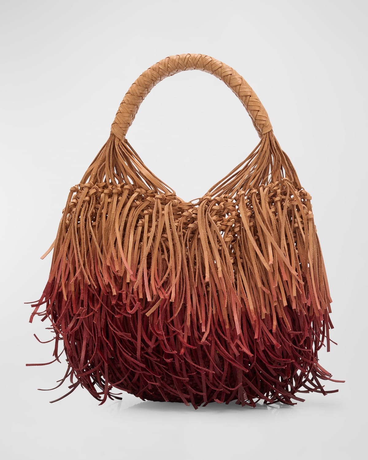 Ulla Johnson Valeria Small Fringe Hobo Bag