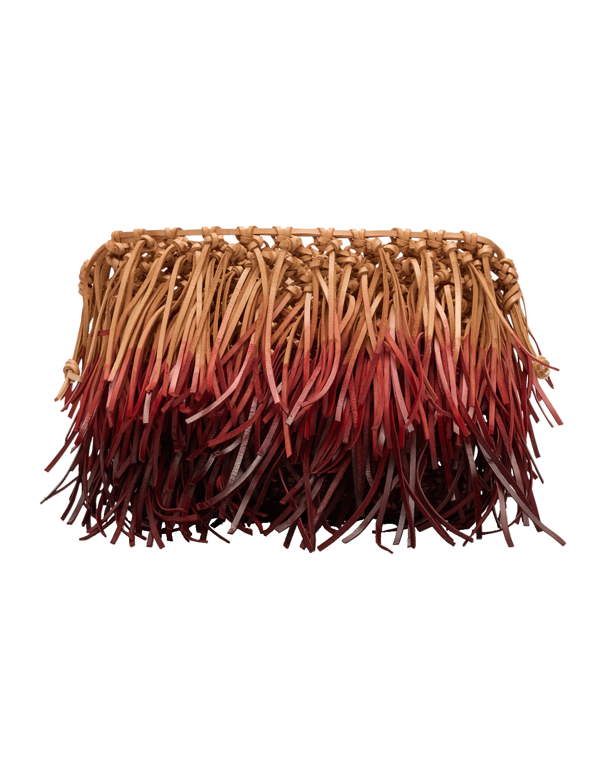 Ulla Johnson Ombre Fringe Leather Crossbody Bag