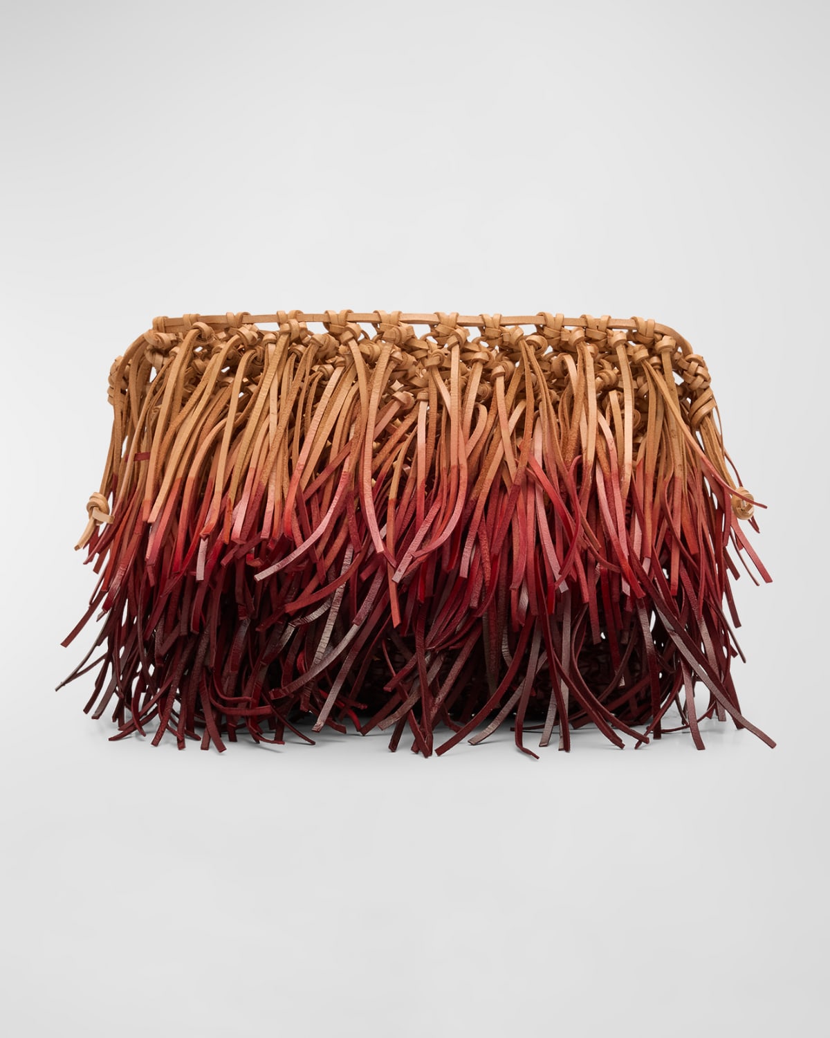 Ulla Johnson Ombre Fringe Leather Crossbody Bag