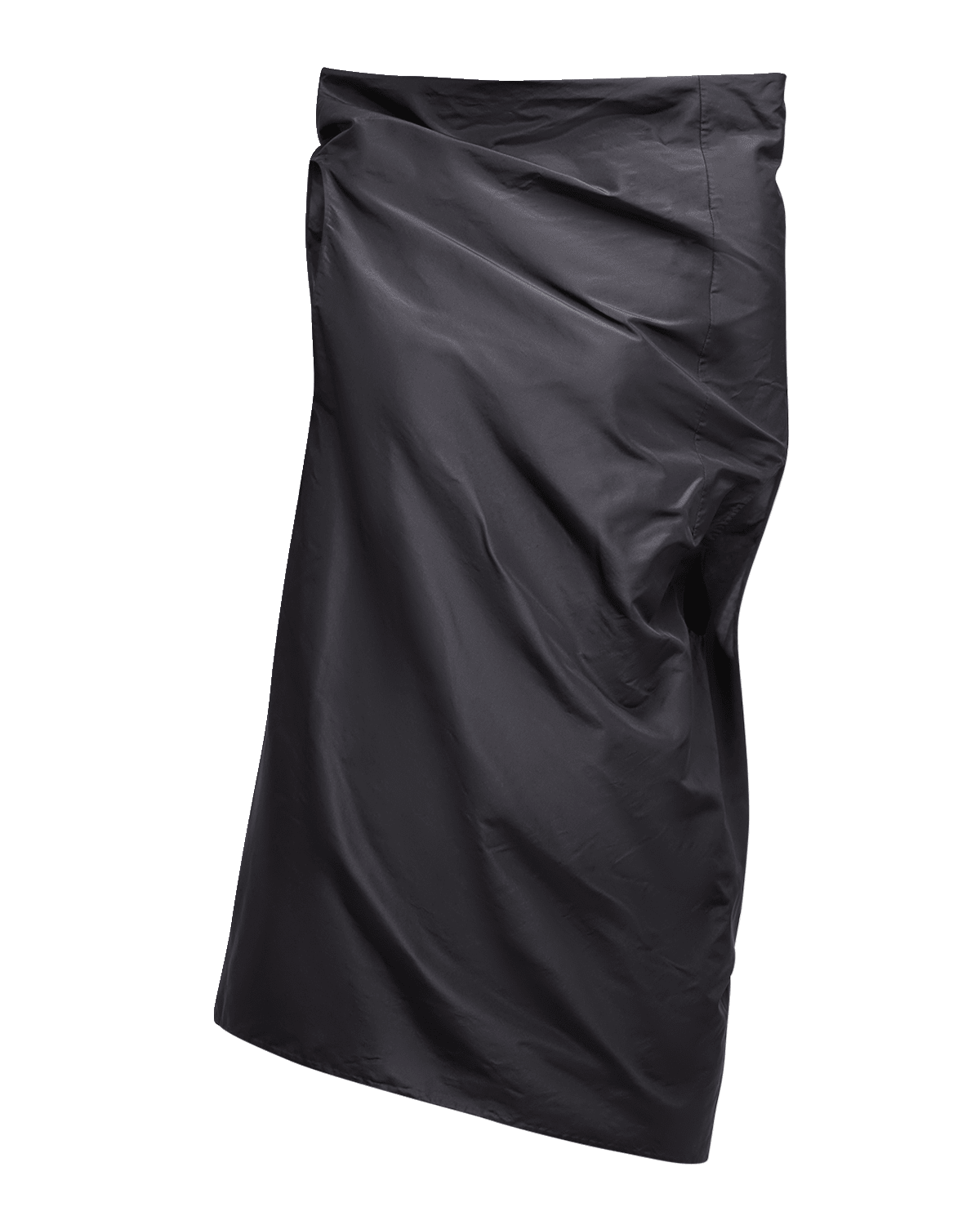 THE ROW Aria Asymmetrical Draped Organza Top