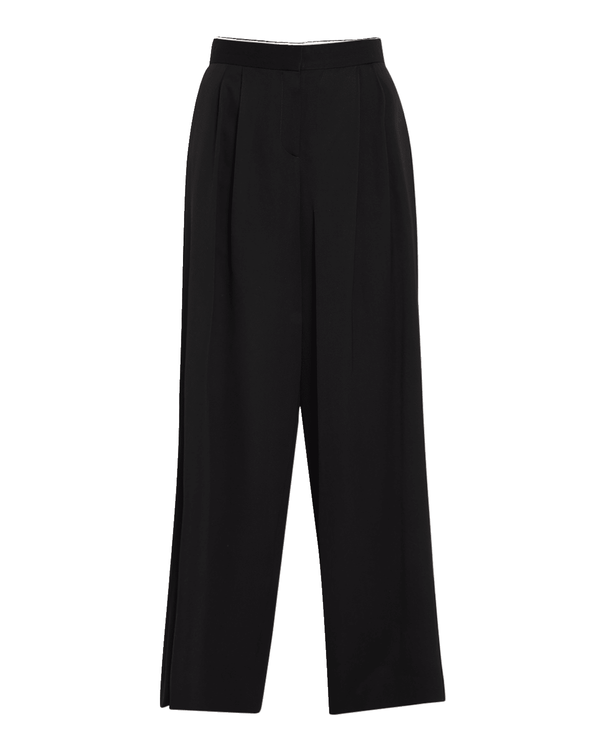 THE ROW Paras Pleated Wide-Leg Pants