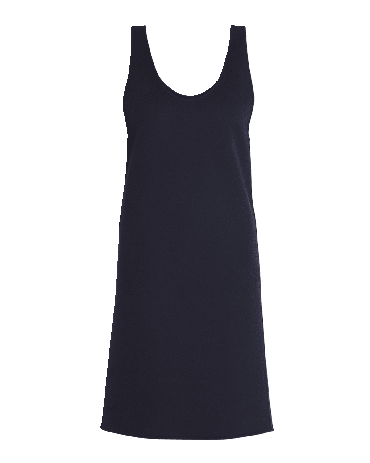 THE ROW Bumi Scoop-Neck Sleeveless Button-Vented Dress