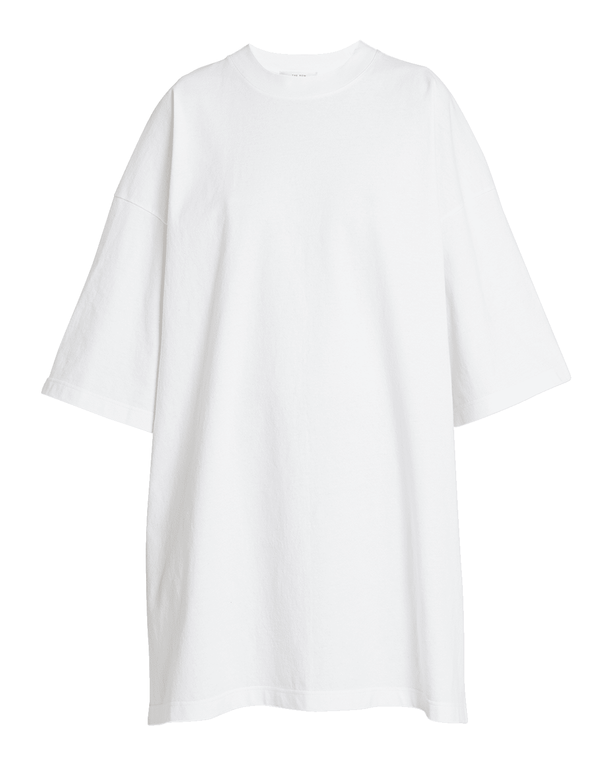 THE ROW Isha Oversized Short-Sleeve Cotton Top