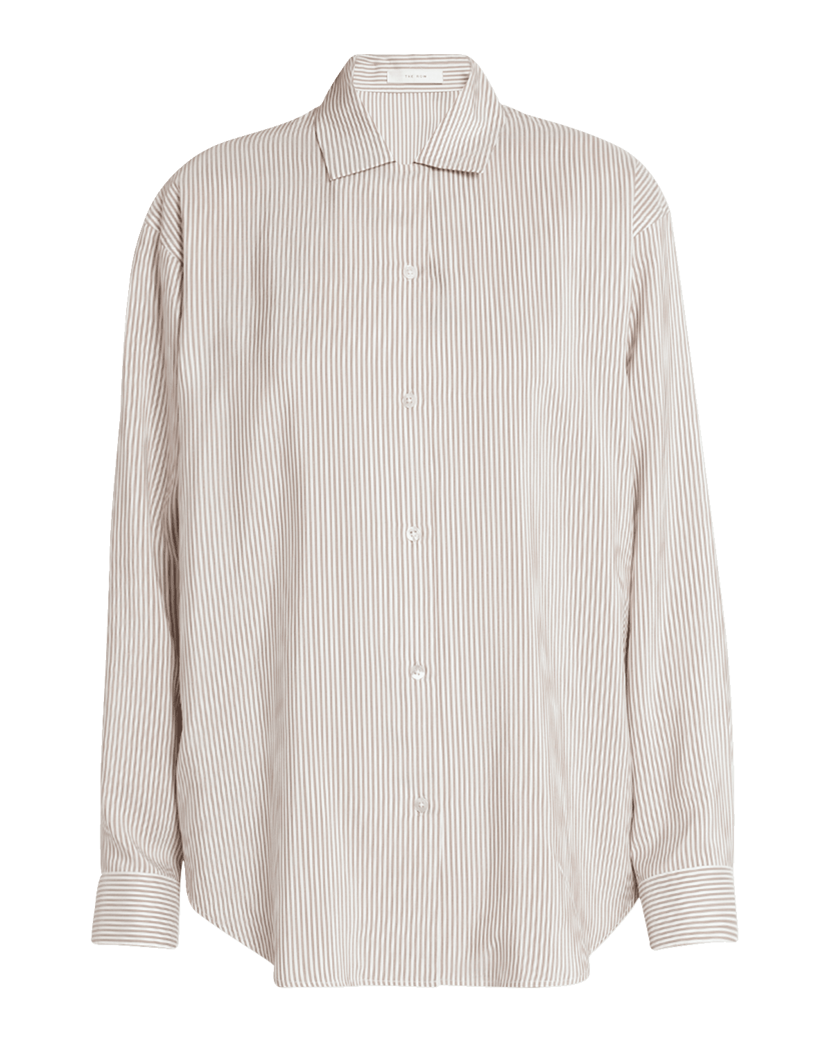 THE ROW Valene Striped Button-Down Shirt