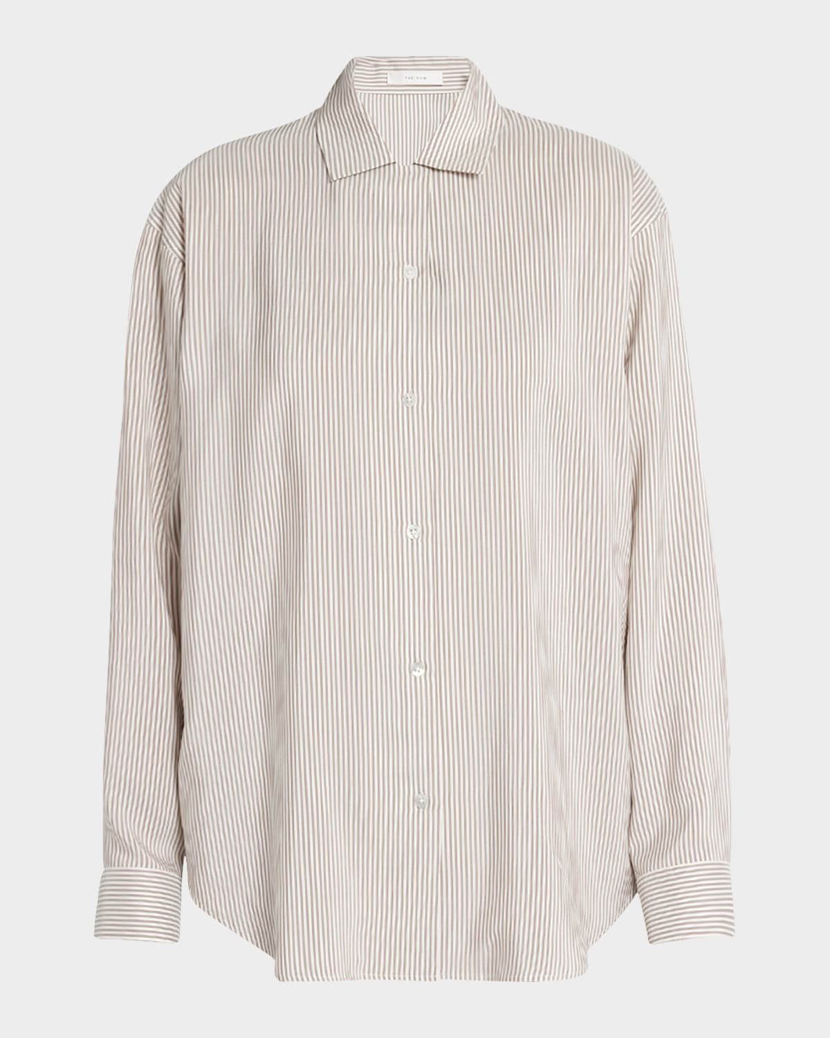 THE ROW Valene Striped Button-Down Shirt