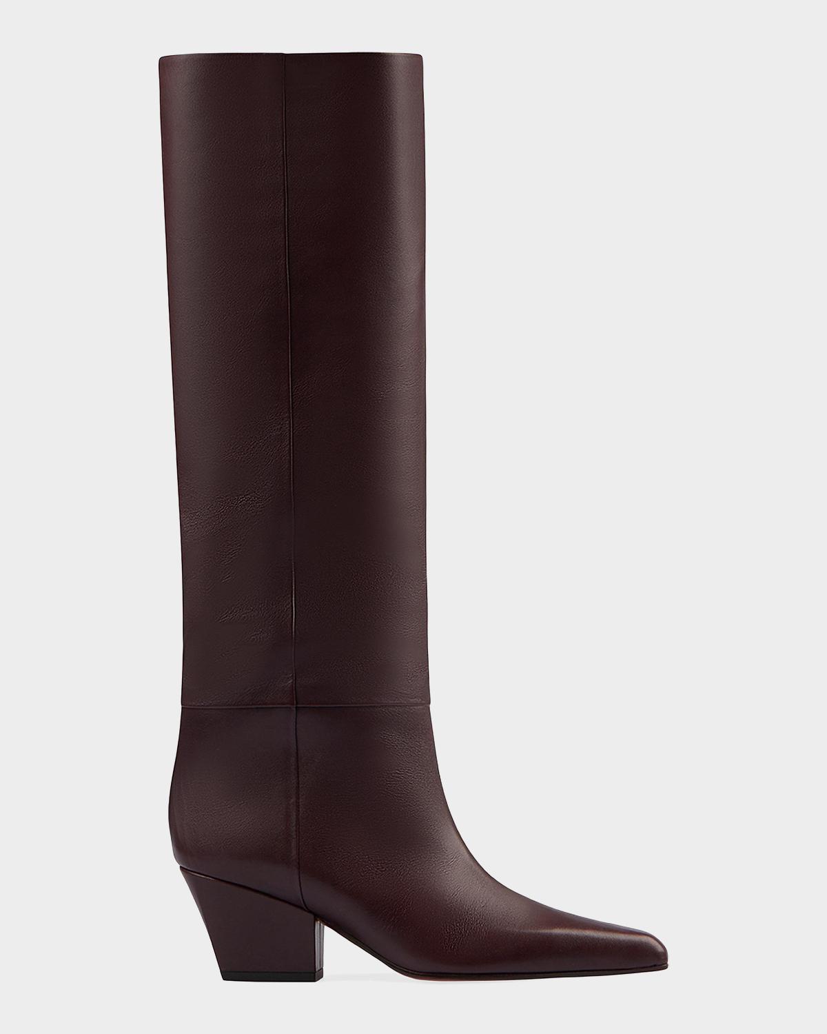 Paris Texas Jane Leather Knee Boots