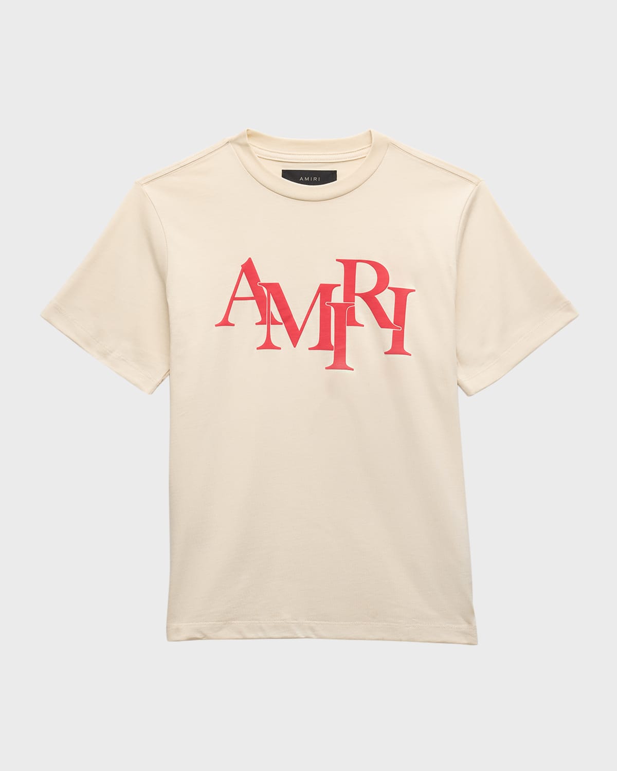 Amiri Girl's Staggered Logo-Print T-Shirt, Size 4-12