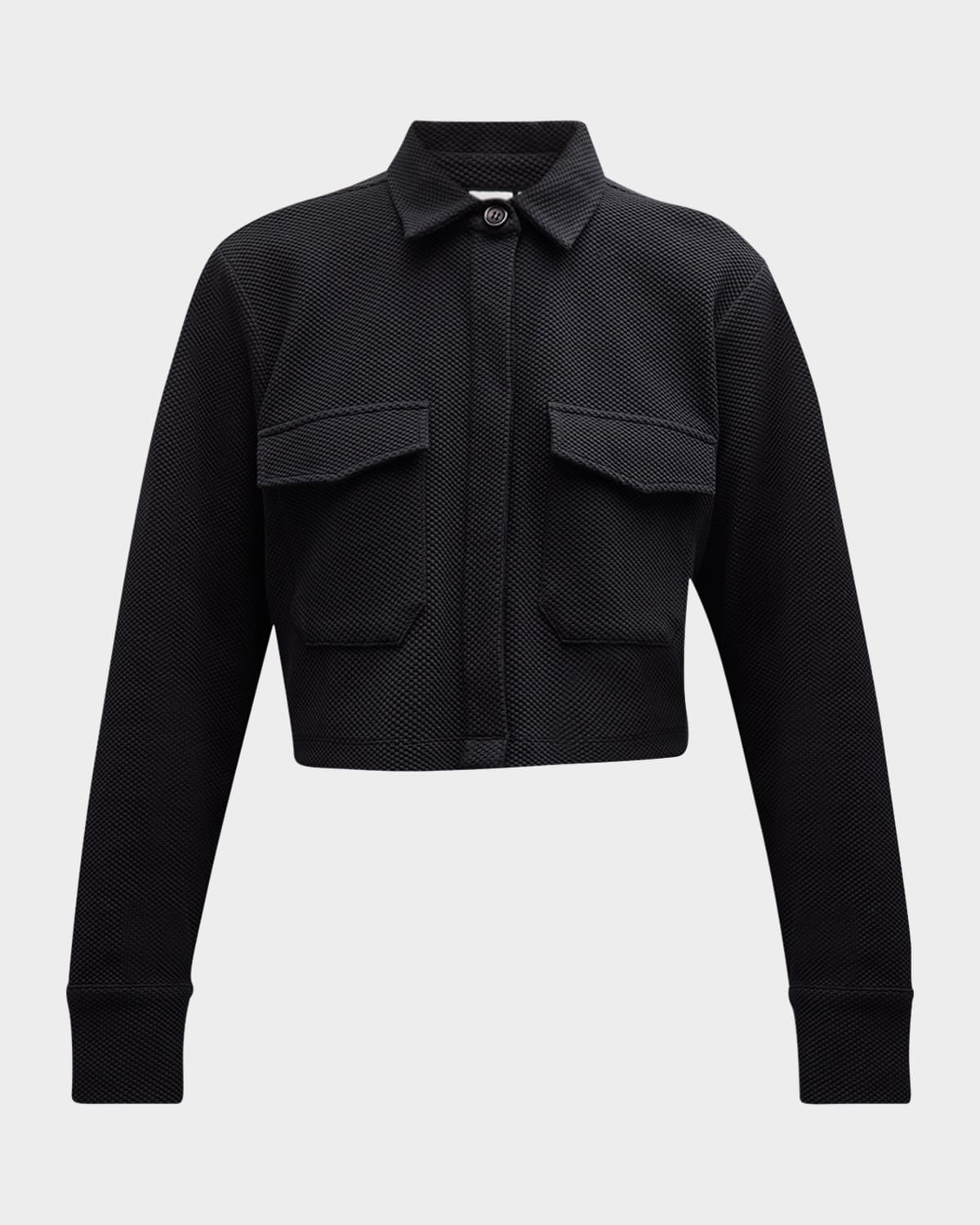 Lune Active Moon Cropped Knit Blouse