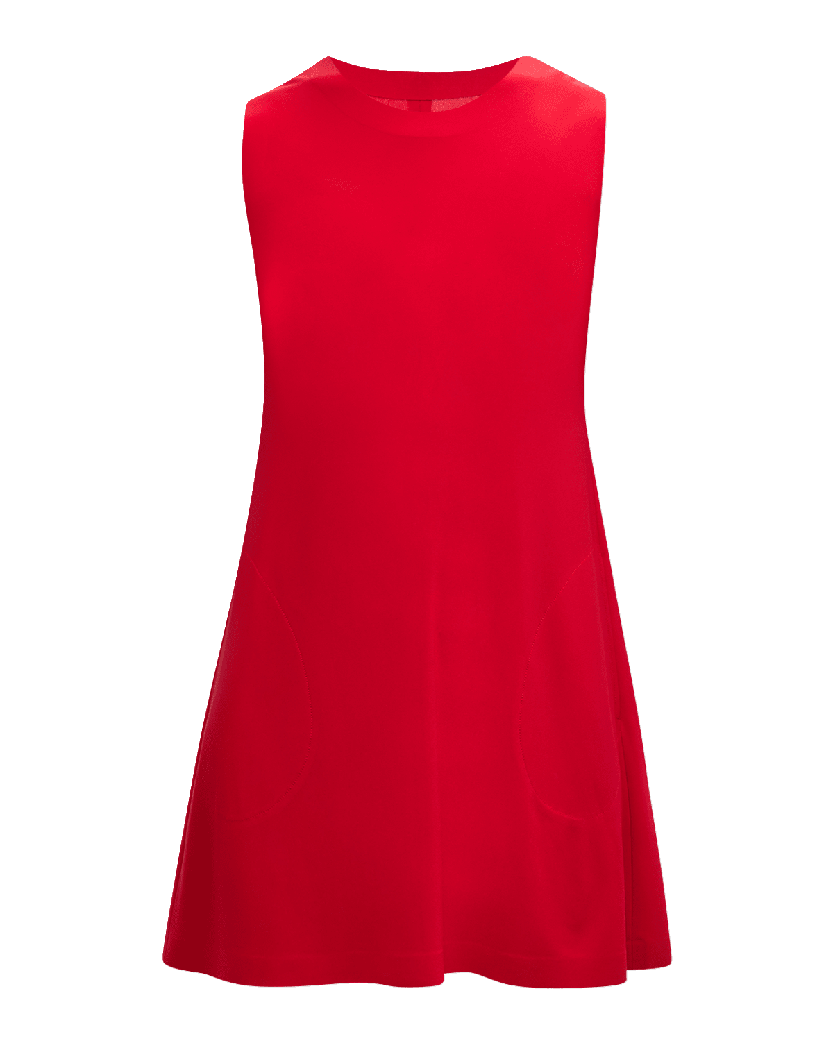 Norma Kamali Sleeveless Swing Mini Dress