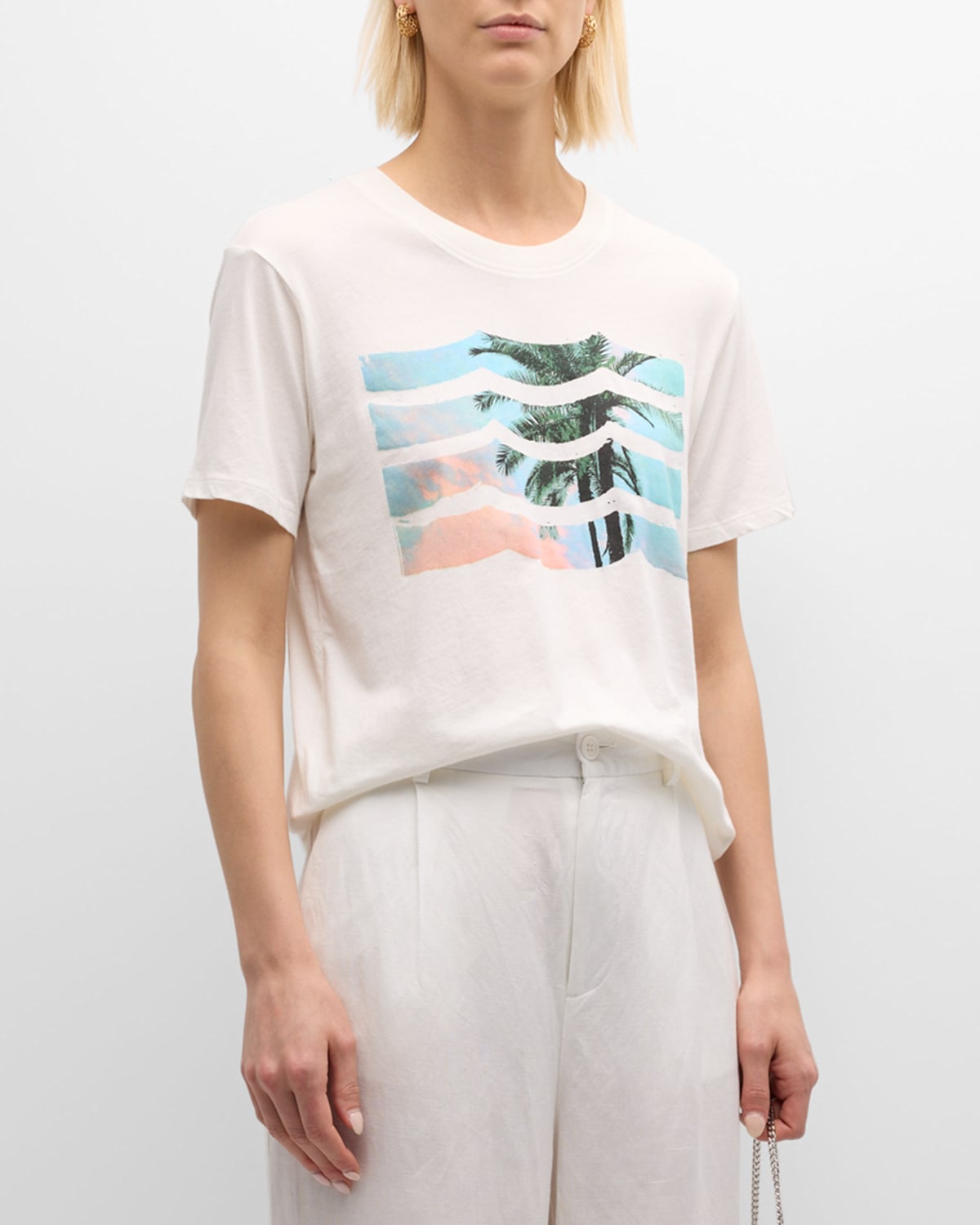 Sol Angeles Paradise Waves Crewneck T-Shirt