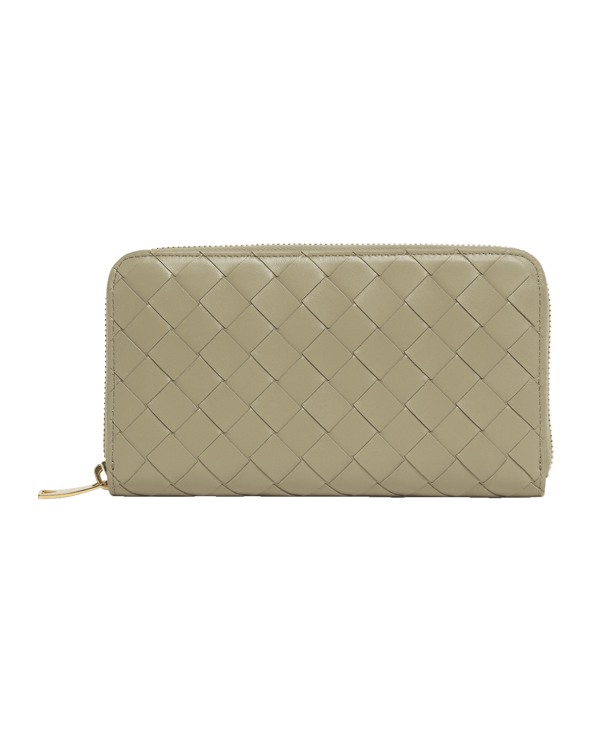 Bottega Veneta Zip Leather Continental Wallet