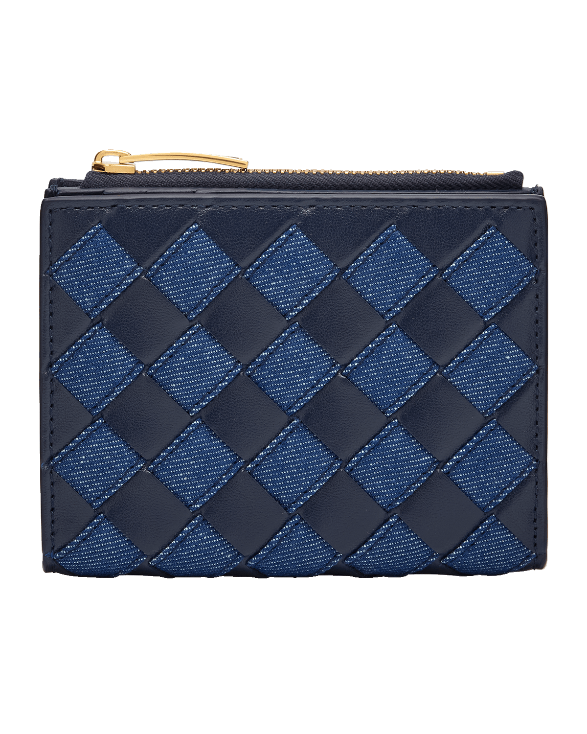Bottega Veneta Small Bifold Denim Wallet
