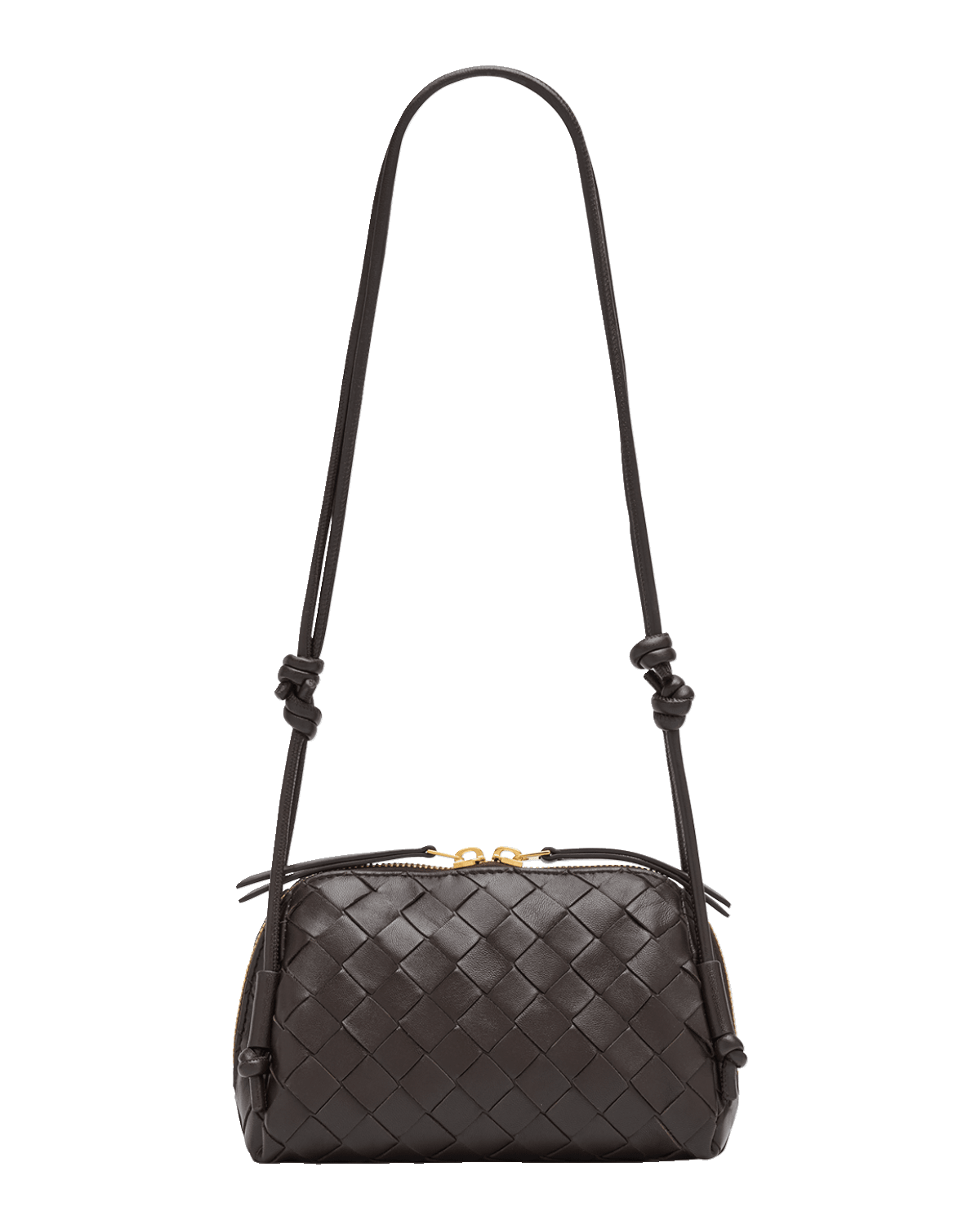Bottega Veneta Zip Leather Pouch Shoulder Bag