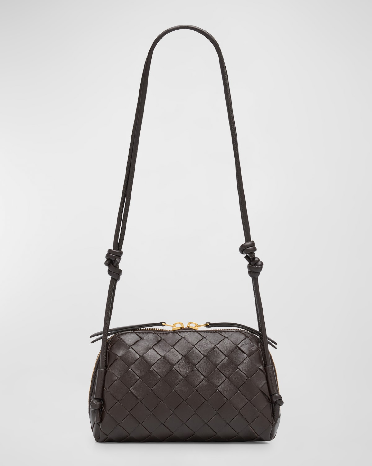 Bottega Veneta Zip Leather Pouch Shoulder Bag