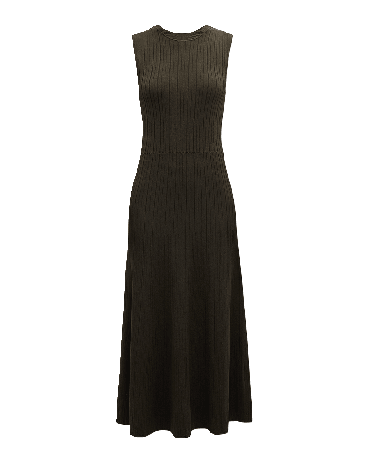 FRAME Sleeveless Ribbed Sweater Dress