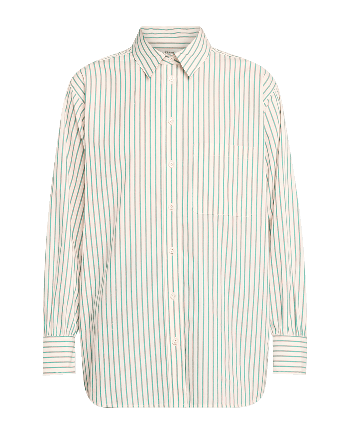 FRAME Oversized Stripe Pocket Shirt