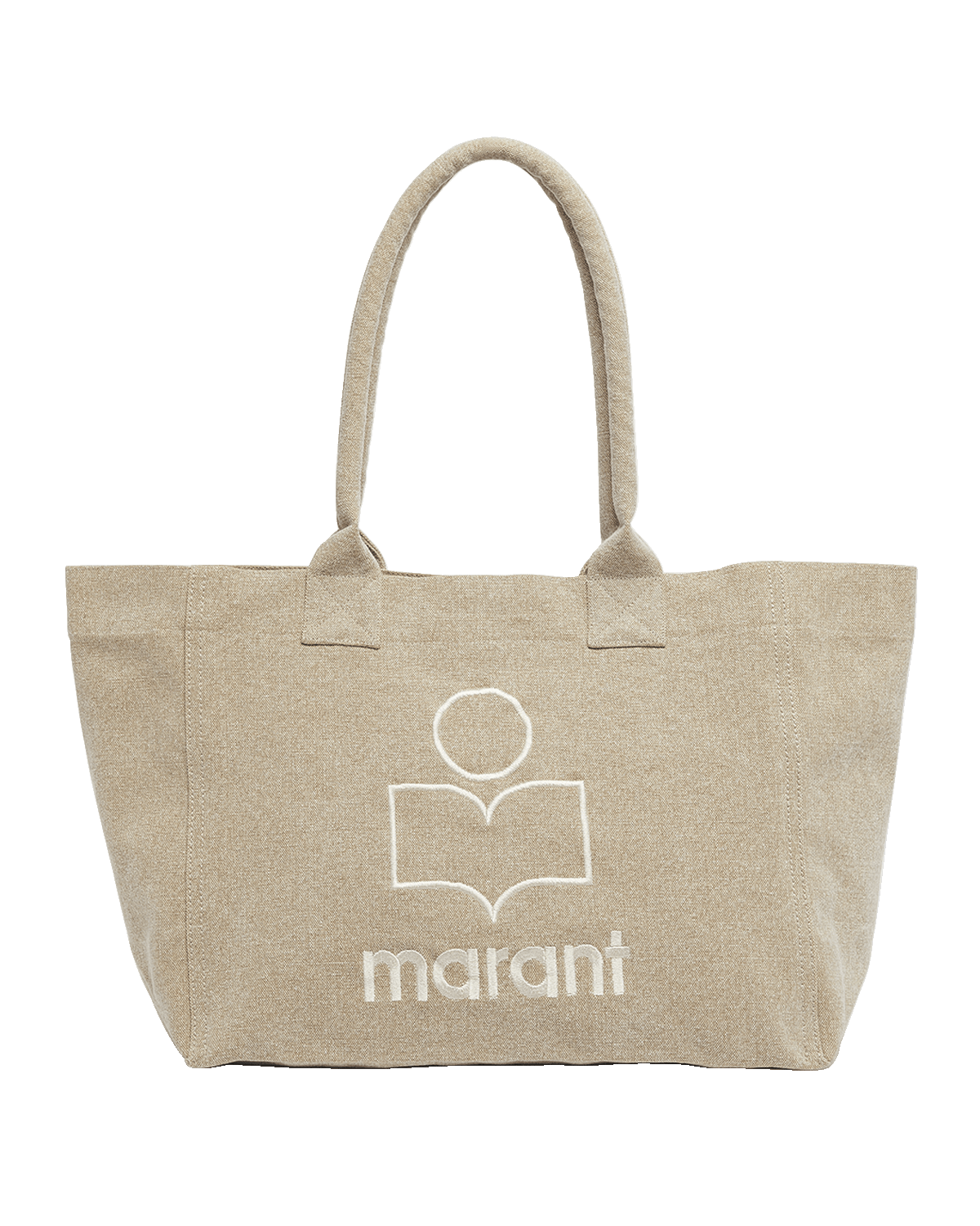 Isabel Marant Yenky Zip Canvas Cotton Tote Bag