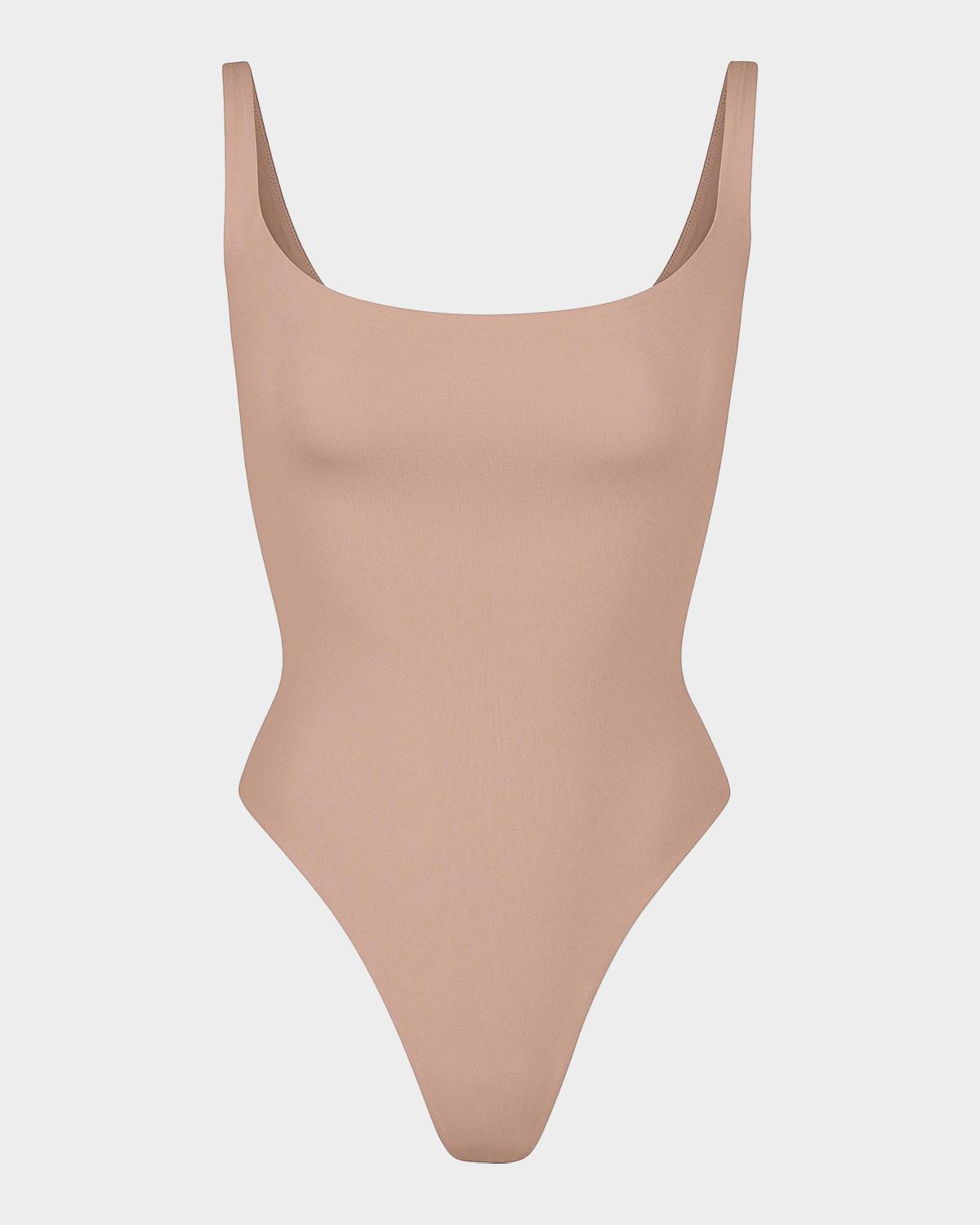 SKIMS Fits Everybody Square-Neck Bodysuit