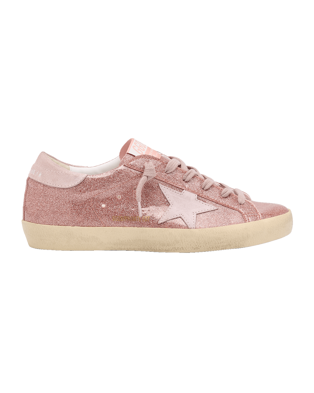 Golden Goose Super Star Glitter Low-Top Sneakers
