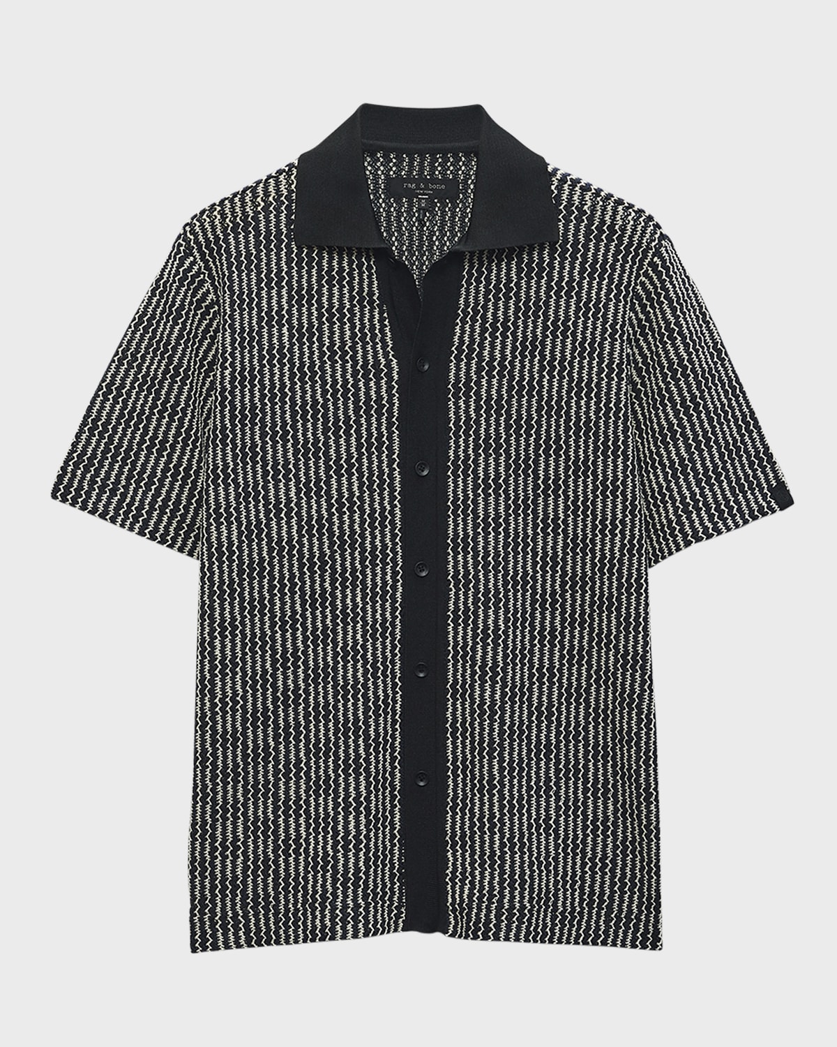 Rag & Bone Men's Payton Crochet Button Down Shirt