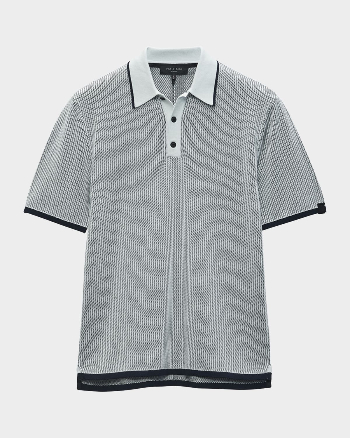 Rag & Bone Men's Harvey Striped Knit Polo