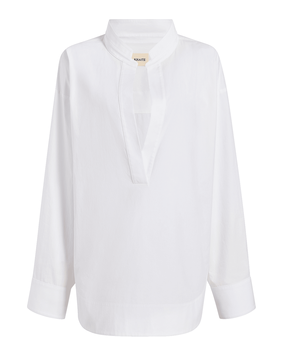 Khaite Tito Cotton V-Neck Top