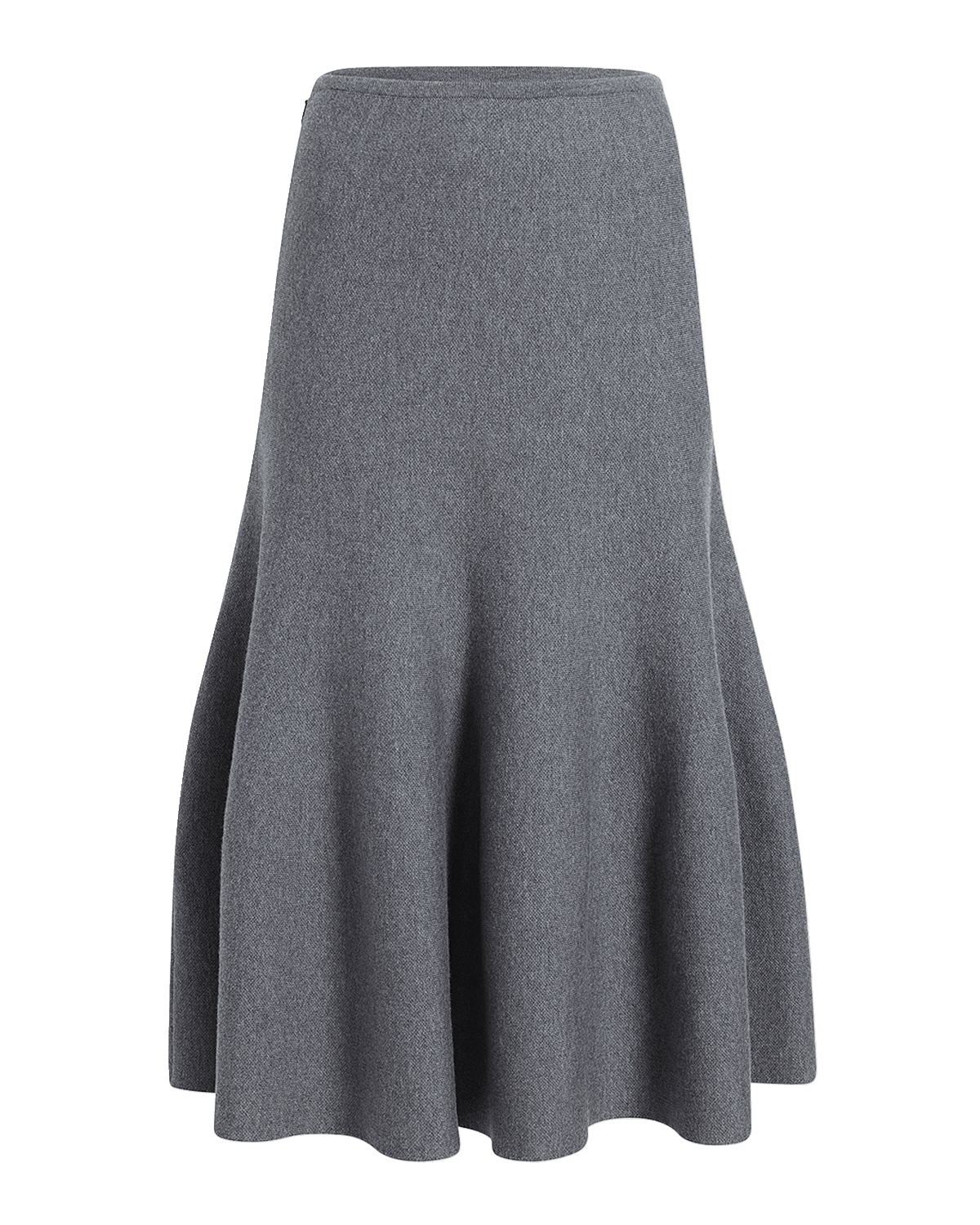 Khaite Odil Wool-Blend Midi Skirt