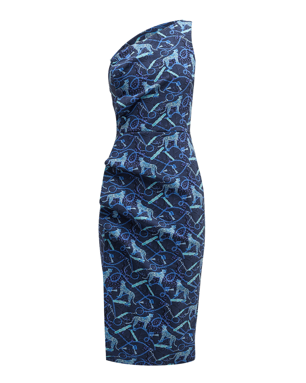 Chiara Boni La Petite Robe Ruffle One-Shoulder Bodycon Dress