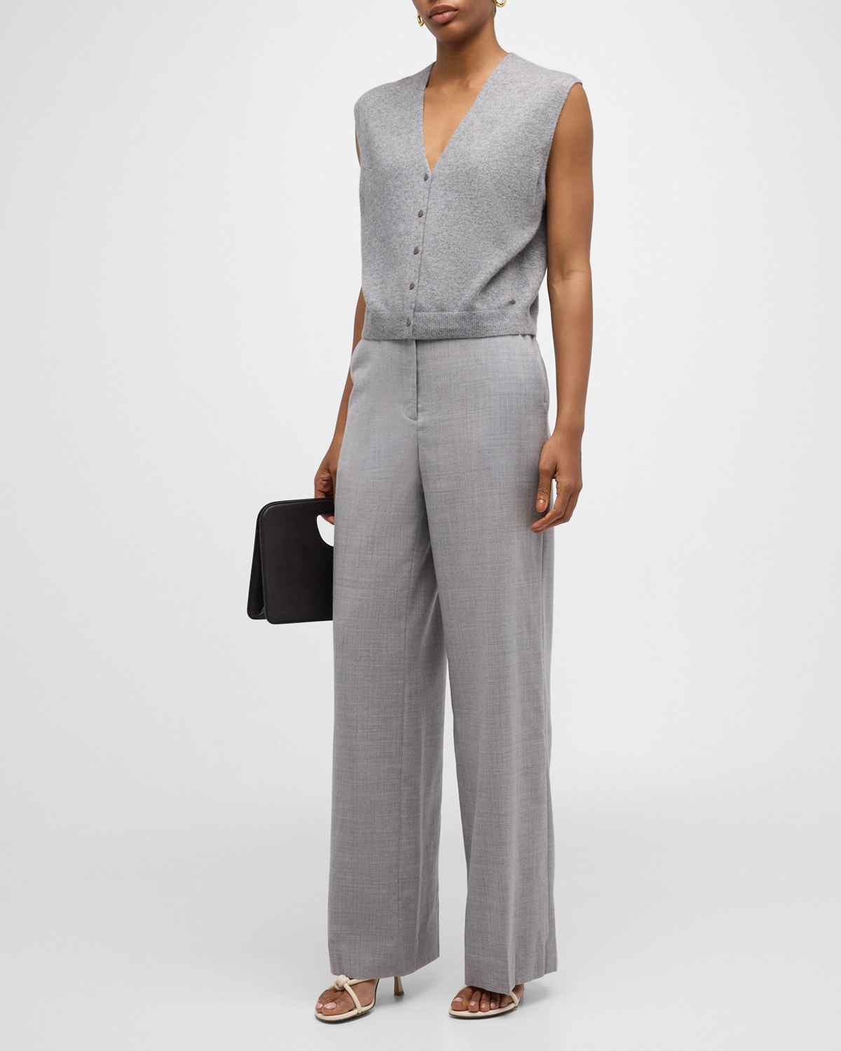 SIMKHAI Rozzi Cashmere Sweater Vest