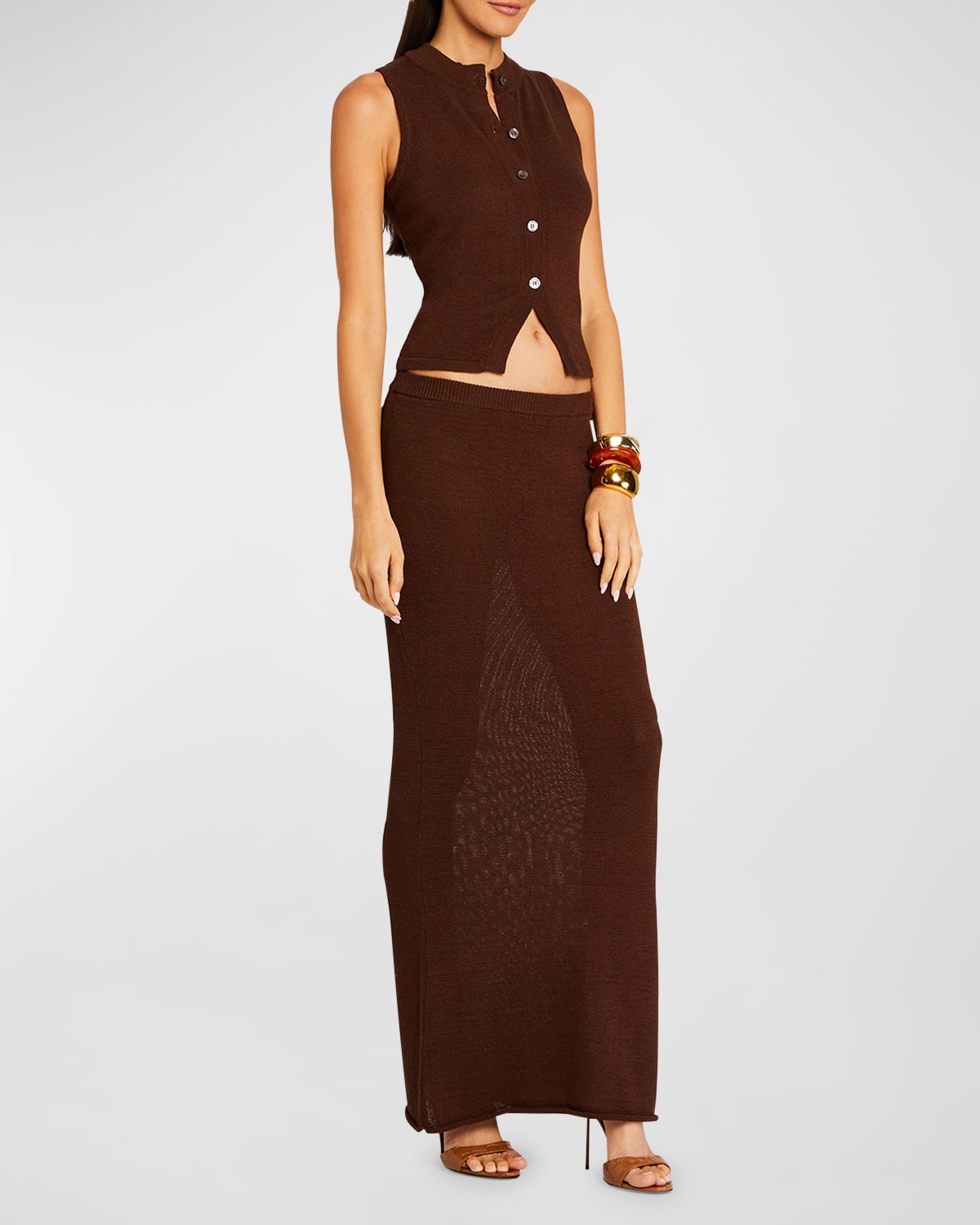 SER.O.YA Kora Knit Maxi Skirt