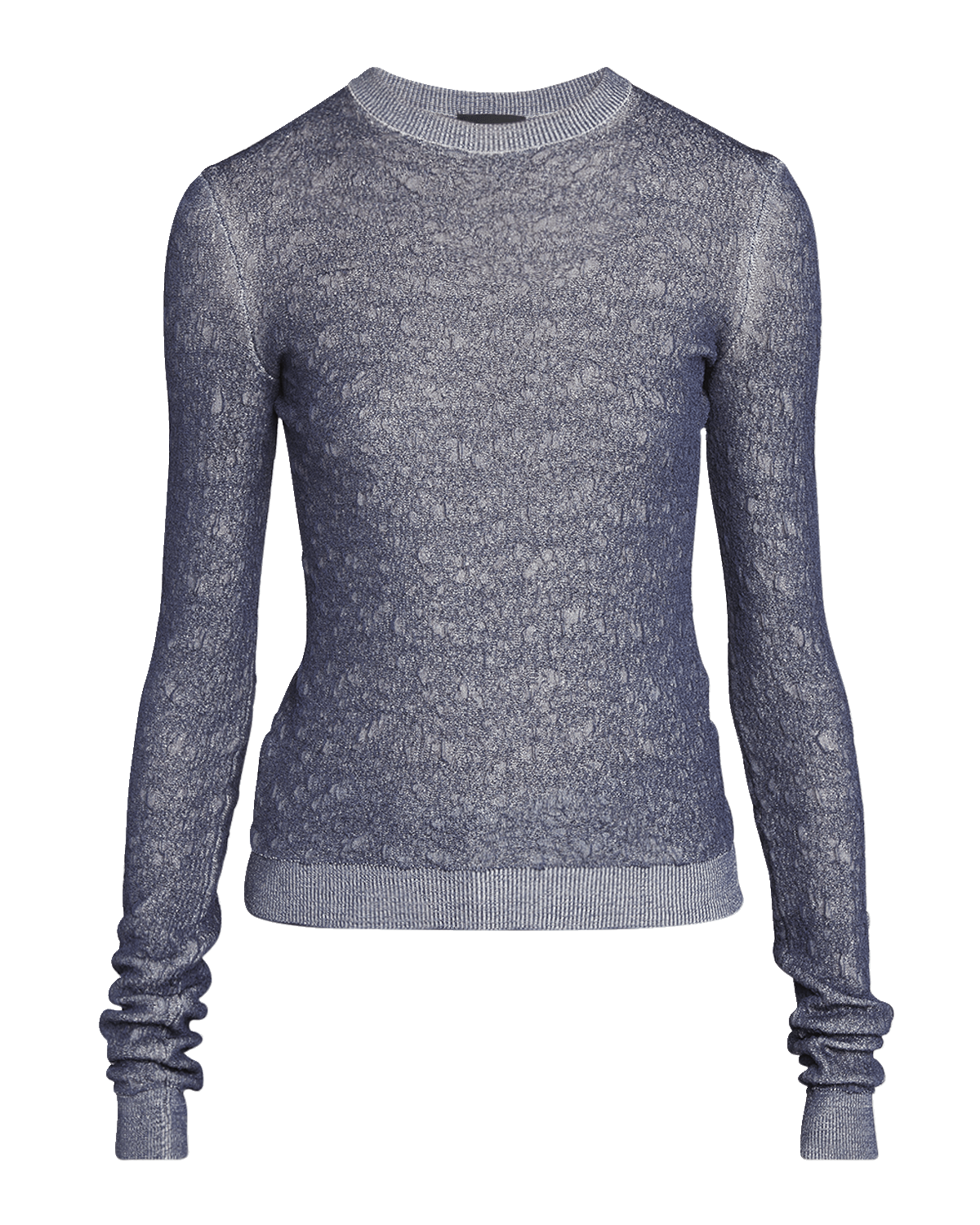 Giorgio Armani Shiny Viscose Knit Top