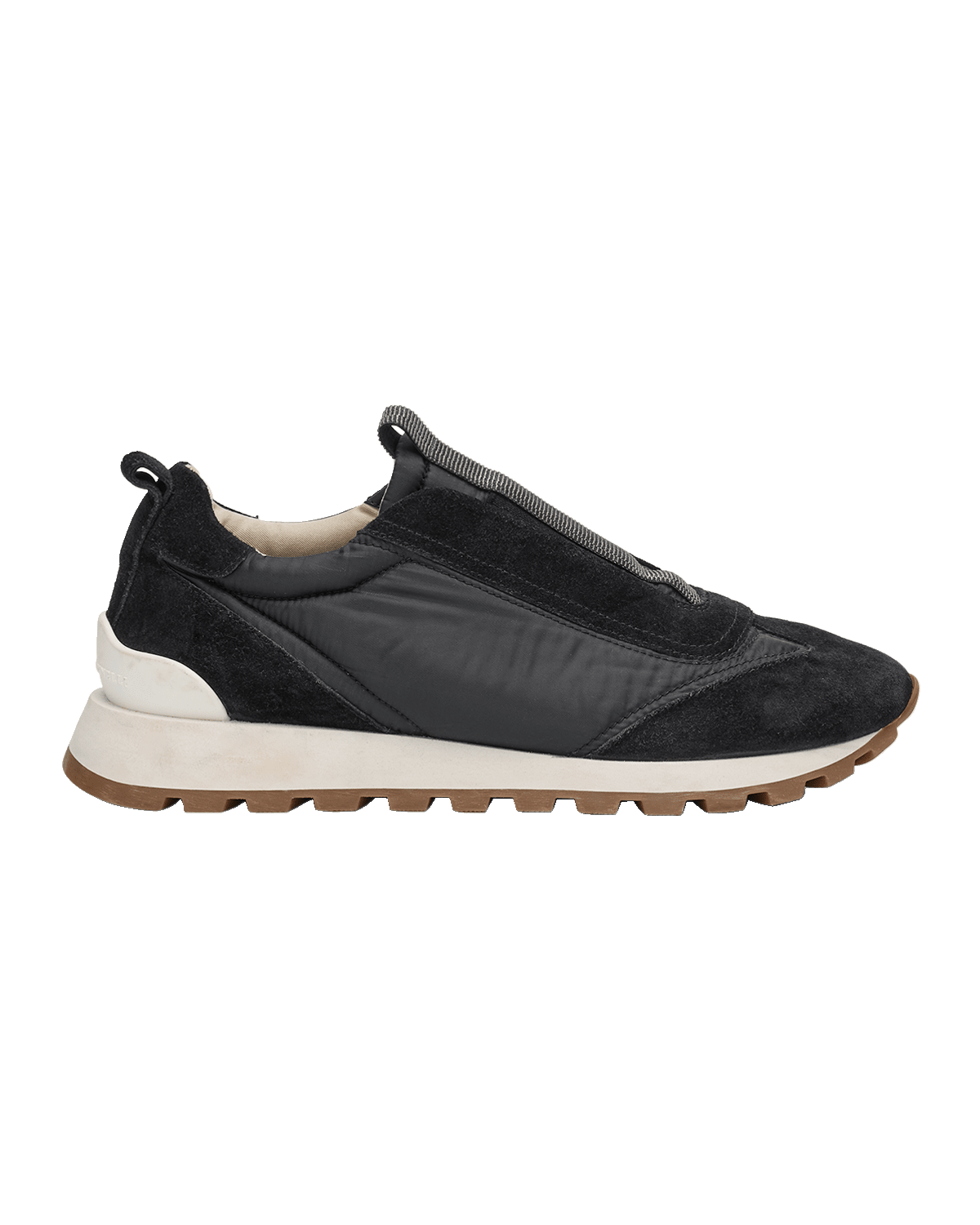 Brunello Cucinelli Monili Laceless Trainer Sneakers