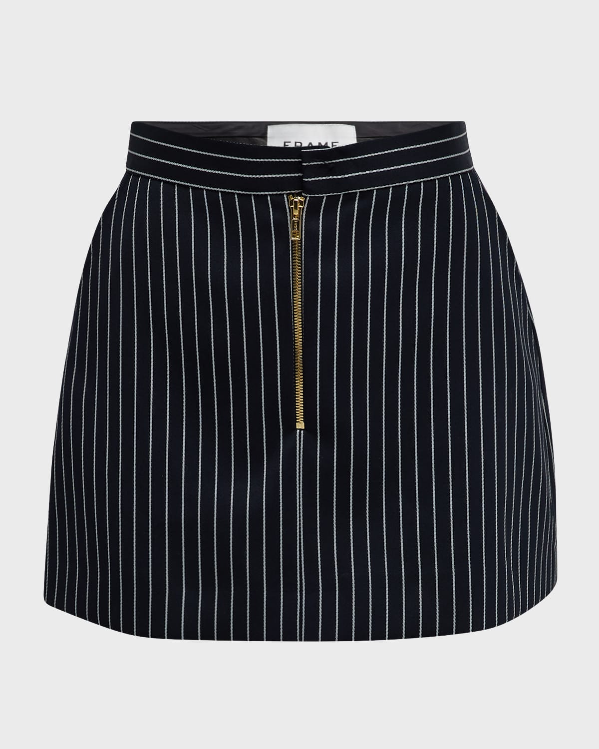 FRAME Tailored Pinstripe Mini Skirt