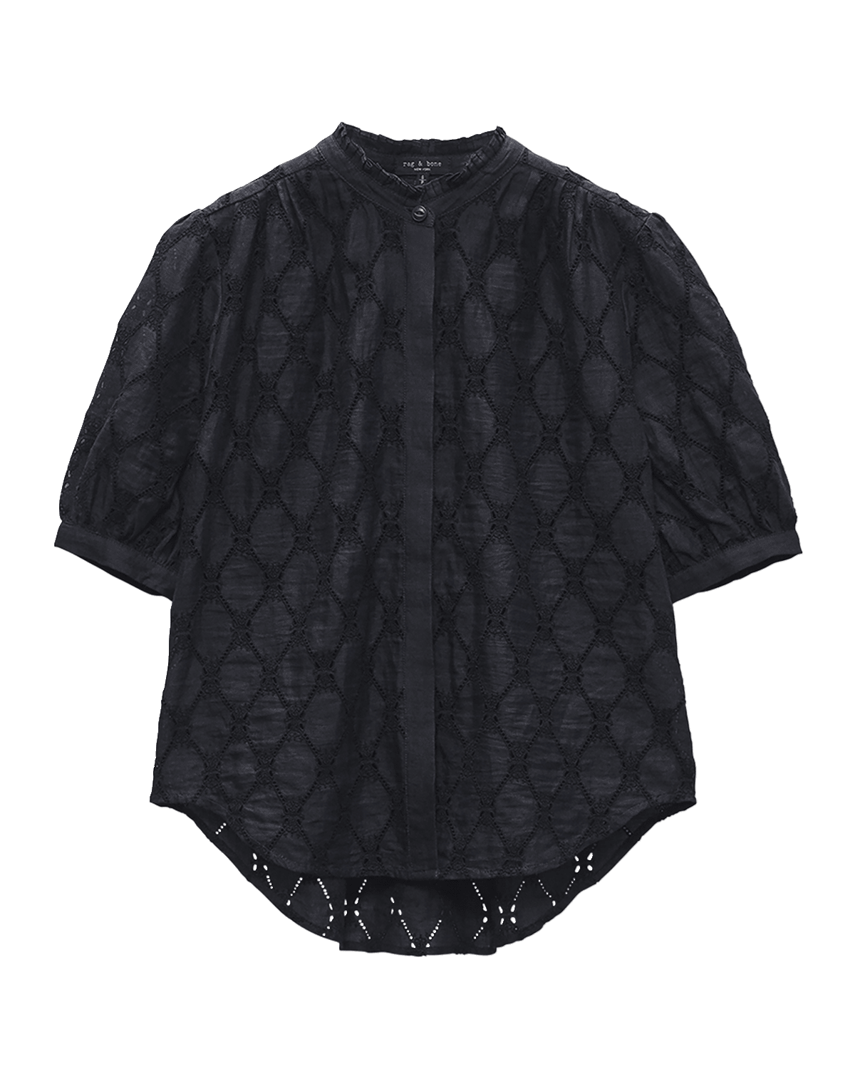 Rag & Bone Jordan Eyelet Embroidered Top