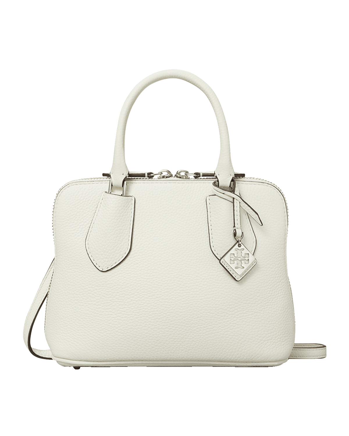 Tory Burch Swing Mini Pebbled Leather Top-Handle Bag