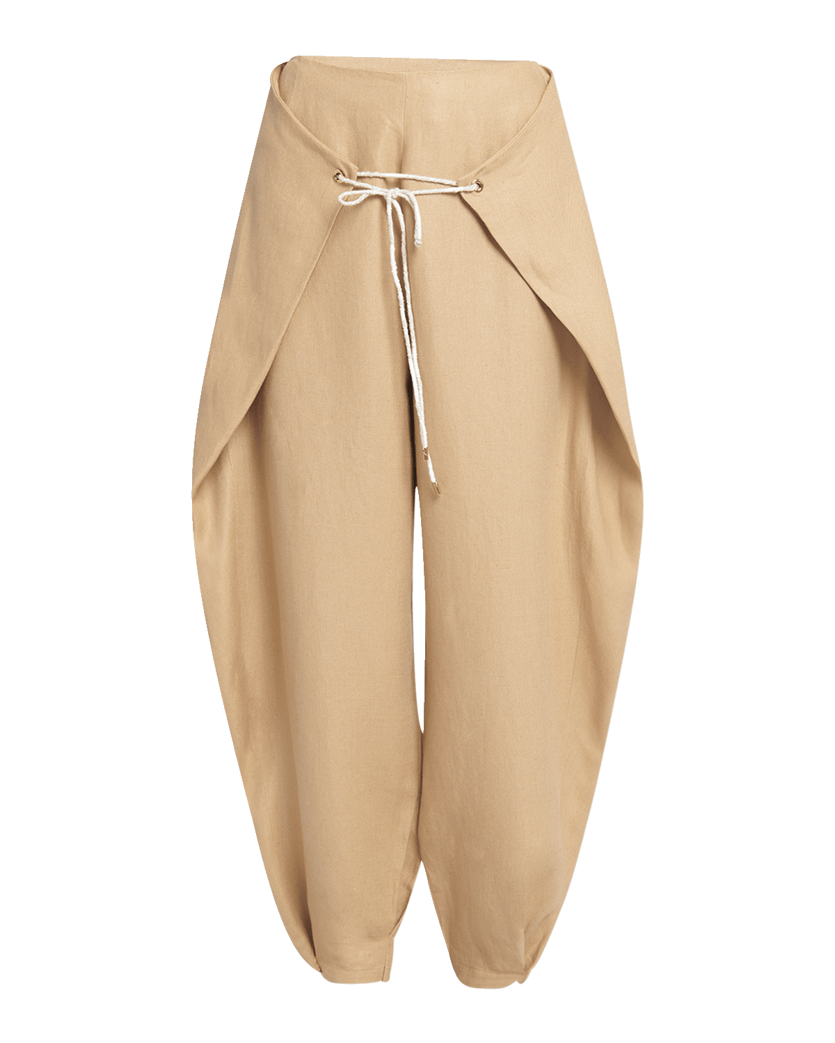 Loro Piana Marylen Antigua Tapered-Leg Ankle Linen Pants